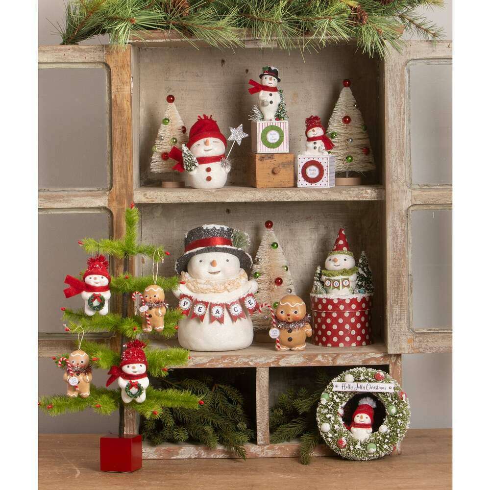Holly Jolly Snowgirl by Bethany Lowe Designs