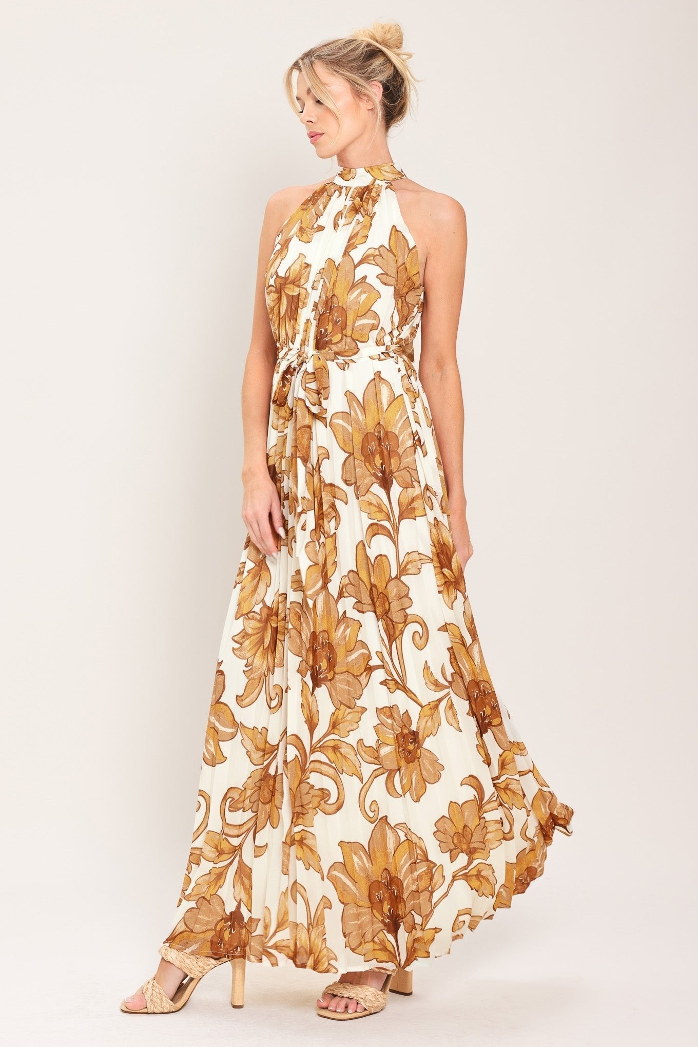 HONEY LUXE WOVEN MAXI DRESS by Flying Tomato at Shirley Shoppe