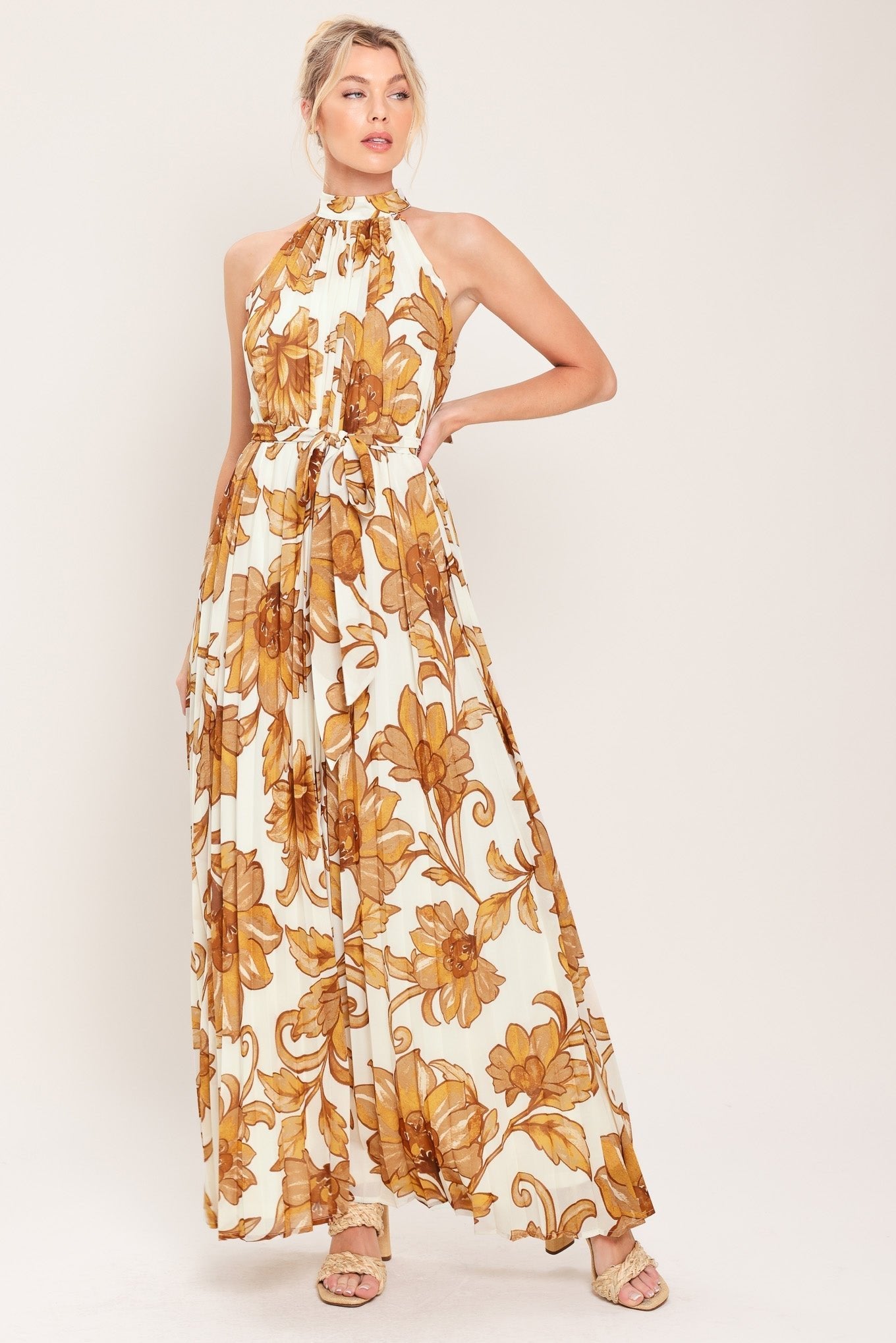 HONEY LUXE WOVEN MAXI DRESS by Flying Tomato at Shirley Shoppe