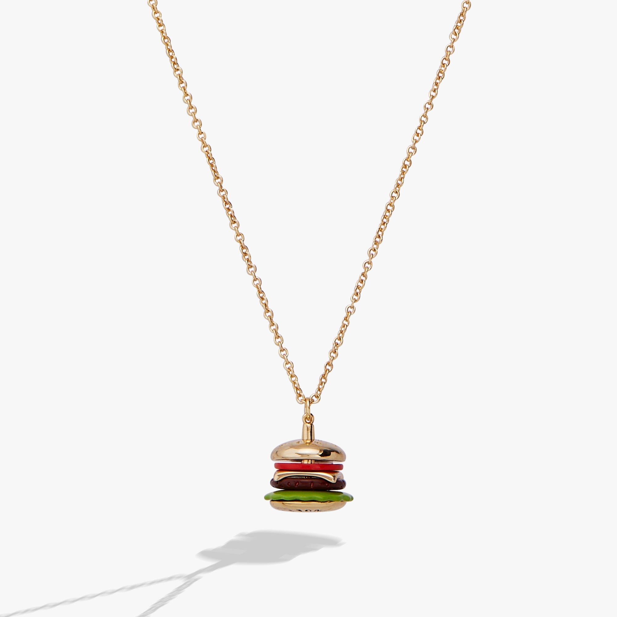 Hot Grill Summer 'Bun In A Million' Hamburger Pendant by ALEX AND ANI at Shirley Shoppe