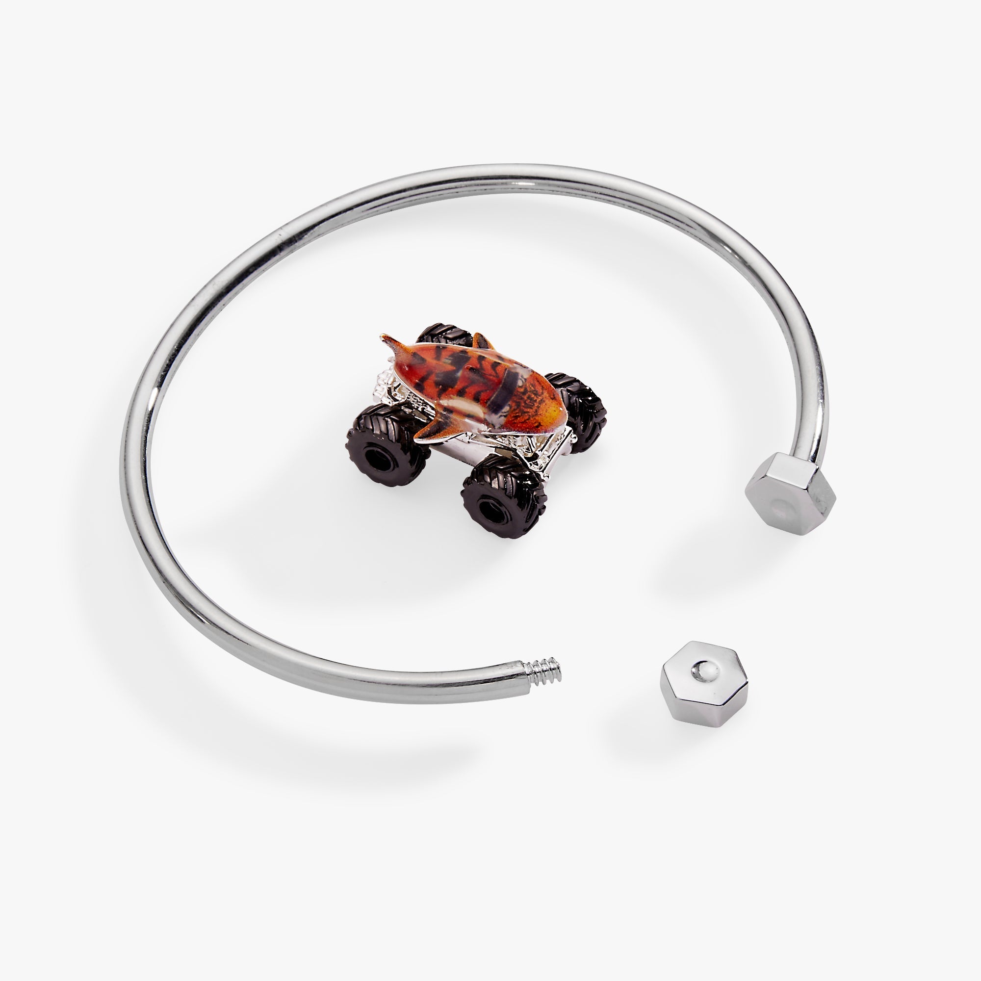 Hot Wheels™ Tiger Shark Monster Truck Moveable Cuff by ALEX AND ANI at Shirley Shoppe