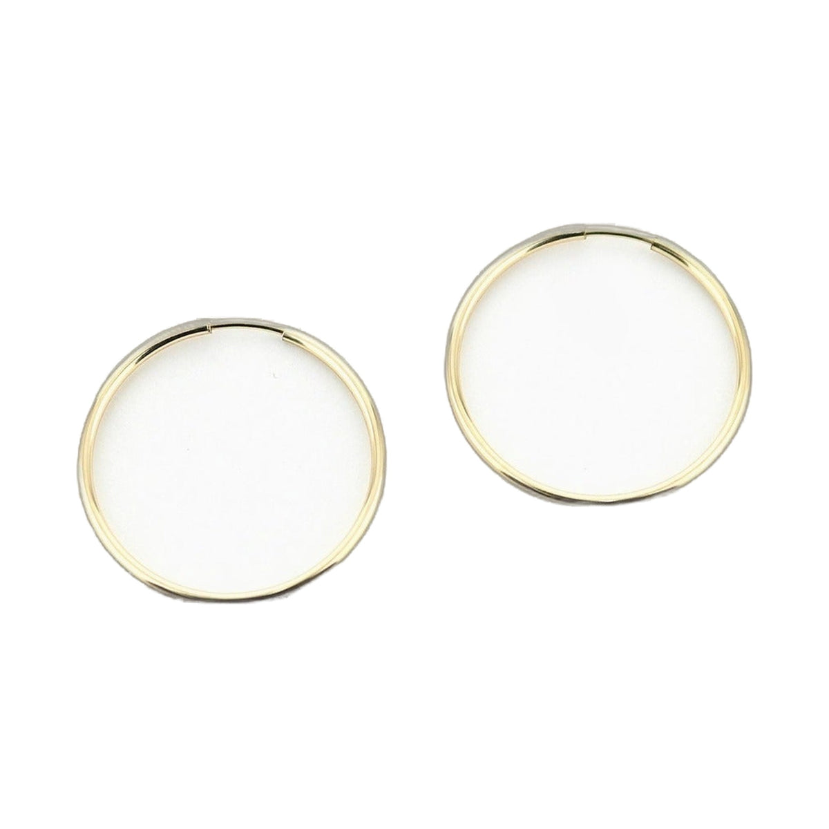 14K Gold Filled 26mm Large Hoop Earrings for Women