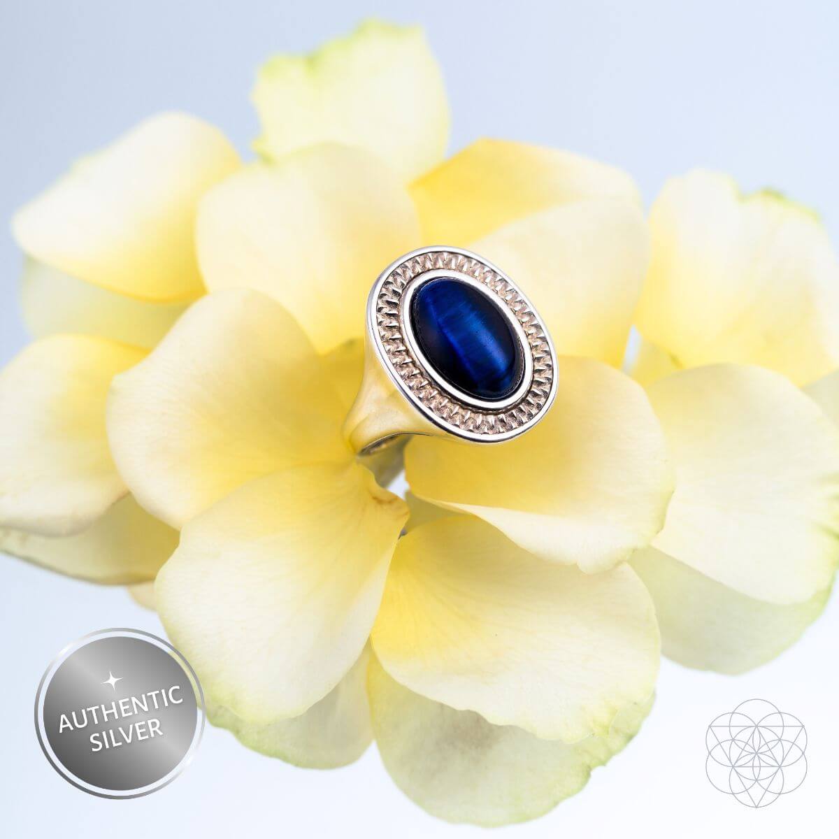 I Am Fearless: Dragon’s Eye Silver Ring of Protection by Conscious Items at Shirley Shoppe