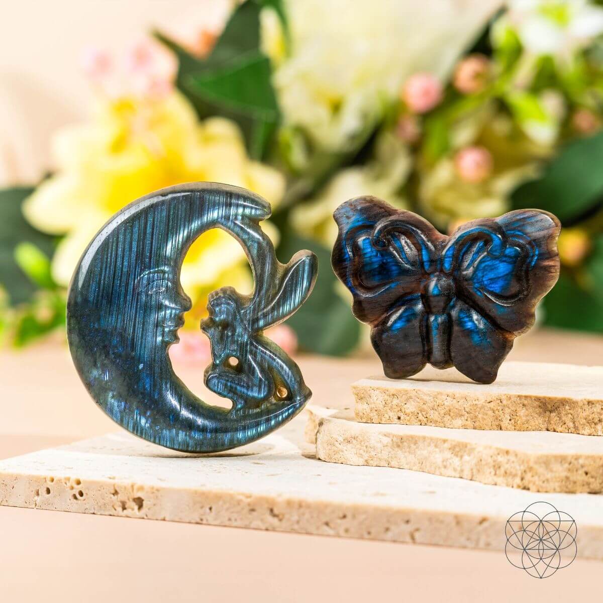 I Am Reborn - Labradorite Carving of Transformation by Conscious Items at Shirley Shoppe