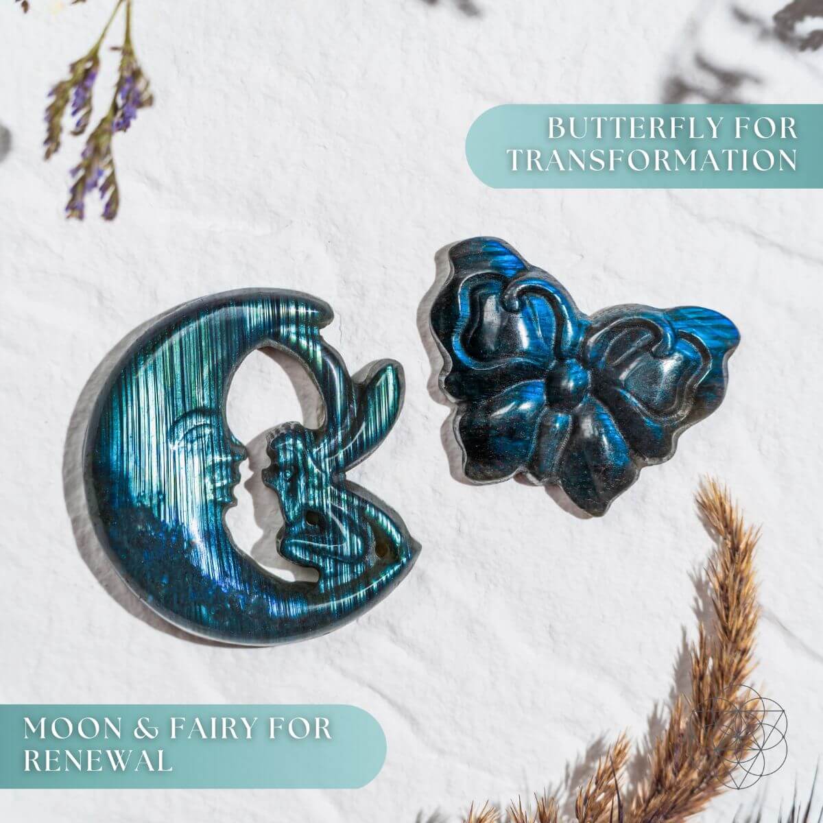 I Am Reborn - Labradorite Carving of Transformation by Conscious Items at Shirley Shoppe