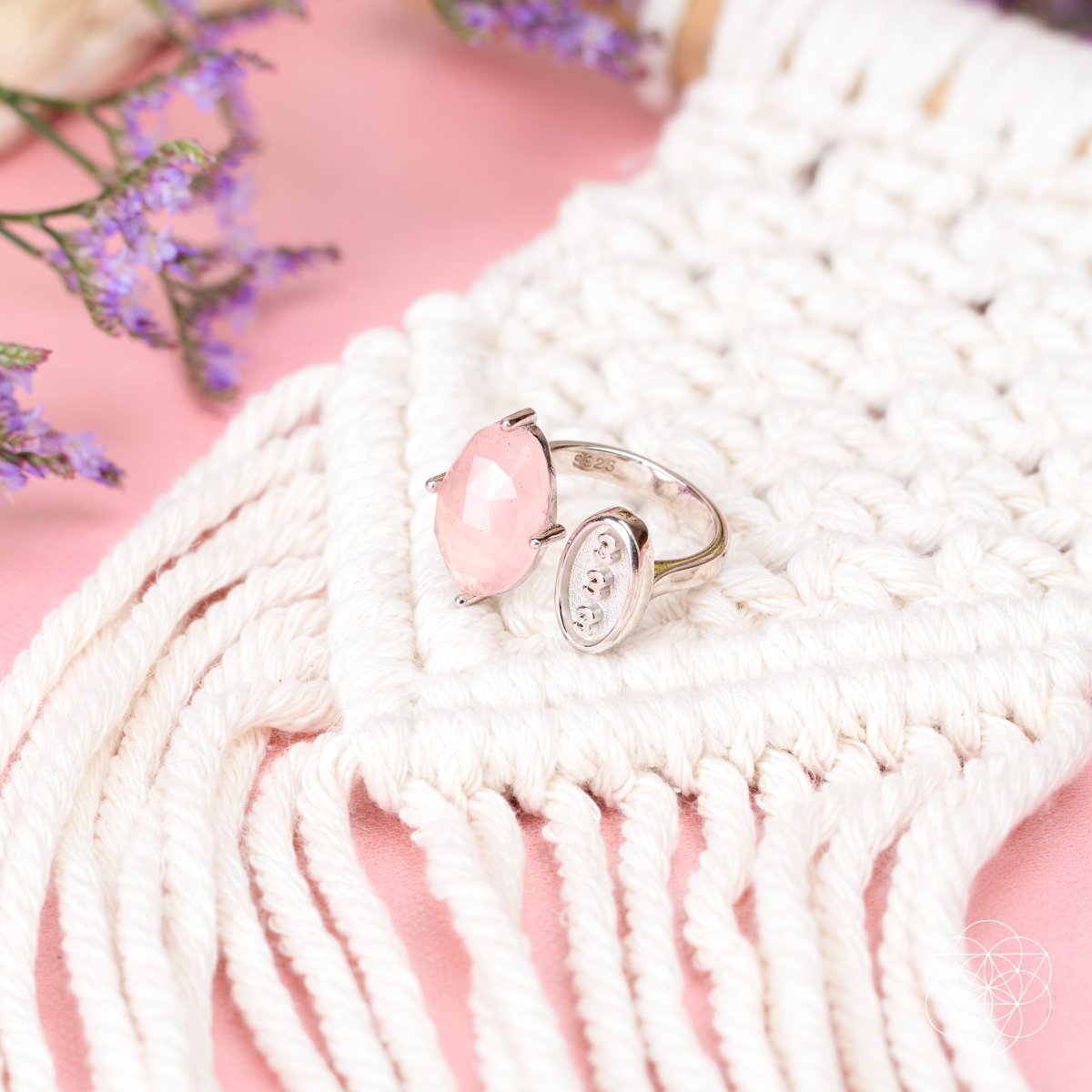I Am Resilient: 333 Angel Number Silver Ring of Celestial Support by Conscious Items at Shirley Shoppe
