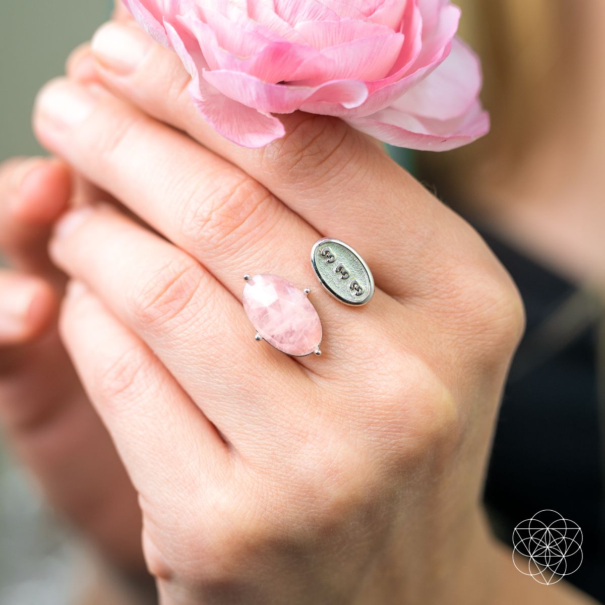 I Am Resilient: 333 Angel Number Silver Ring of Celestial Support by Conscious Items at Shirley Shoppe