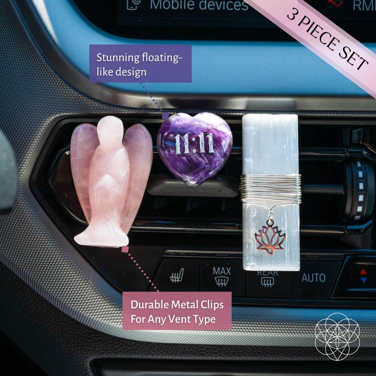 I Am Very Lucky - 11:11 Blessed Car Crystal Kit by Conscious Items at Shirley Shoppe