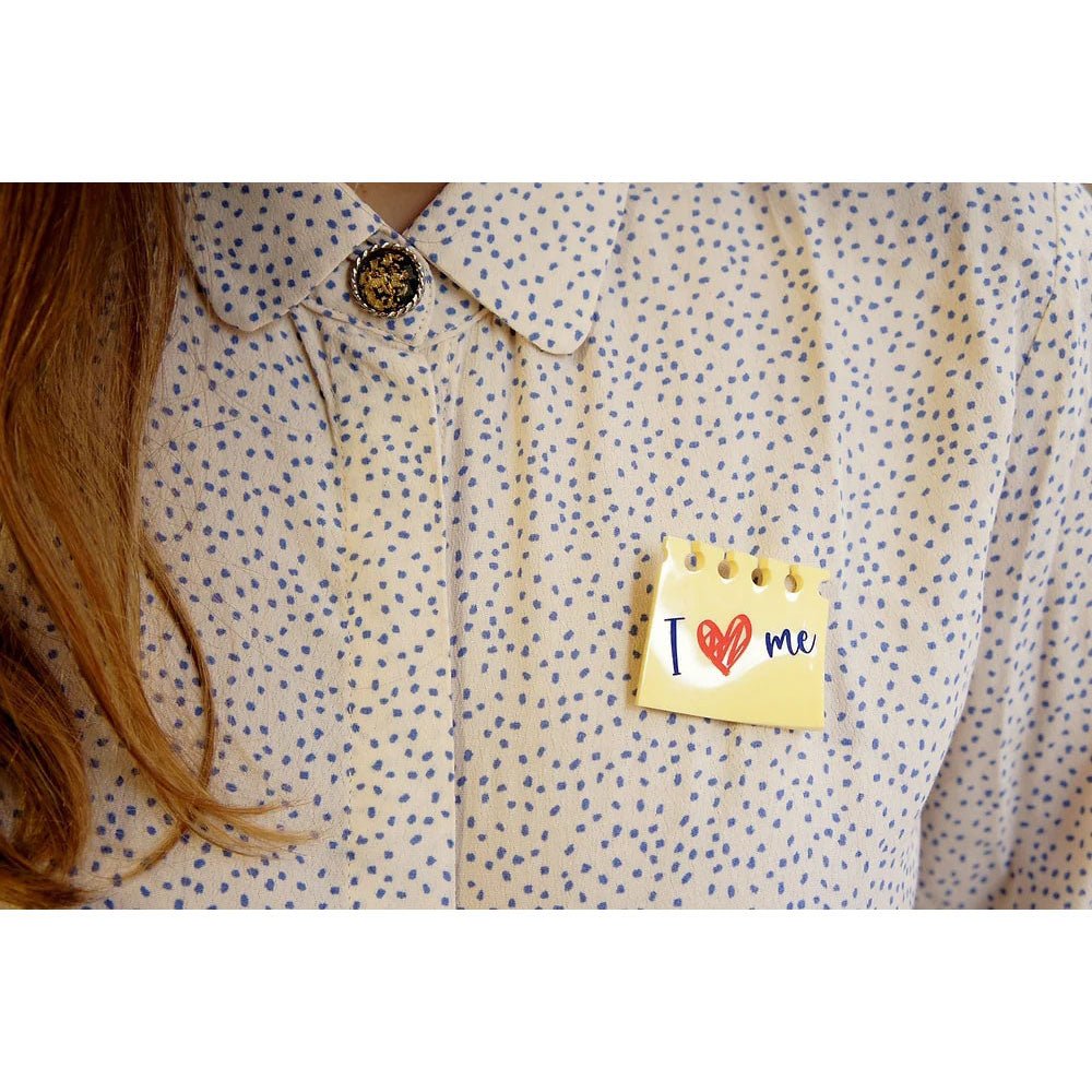 I Love Me Brooch by Laliblue by Quirks! at Shirley Shoppe
