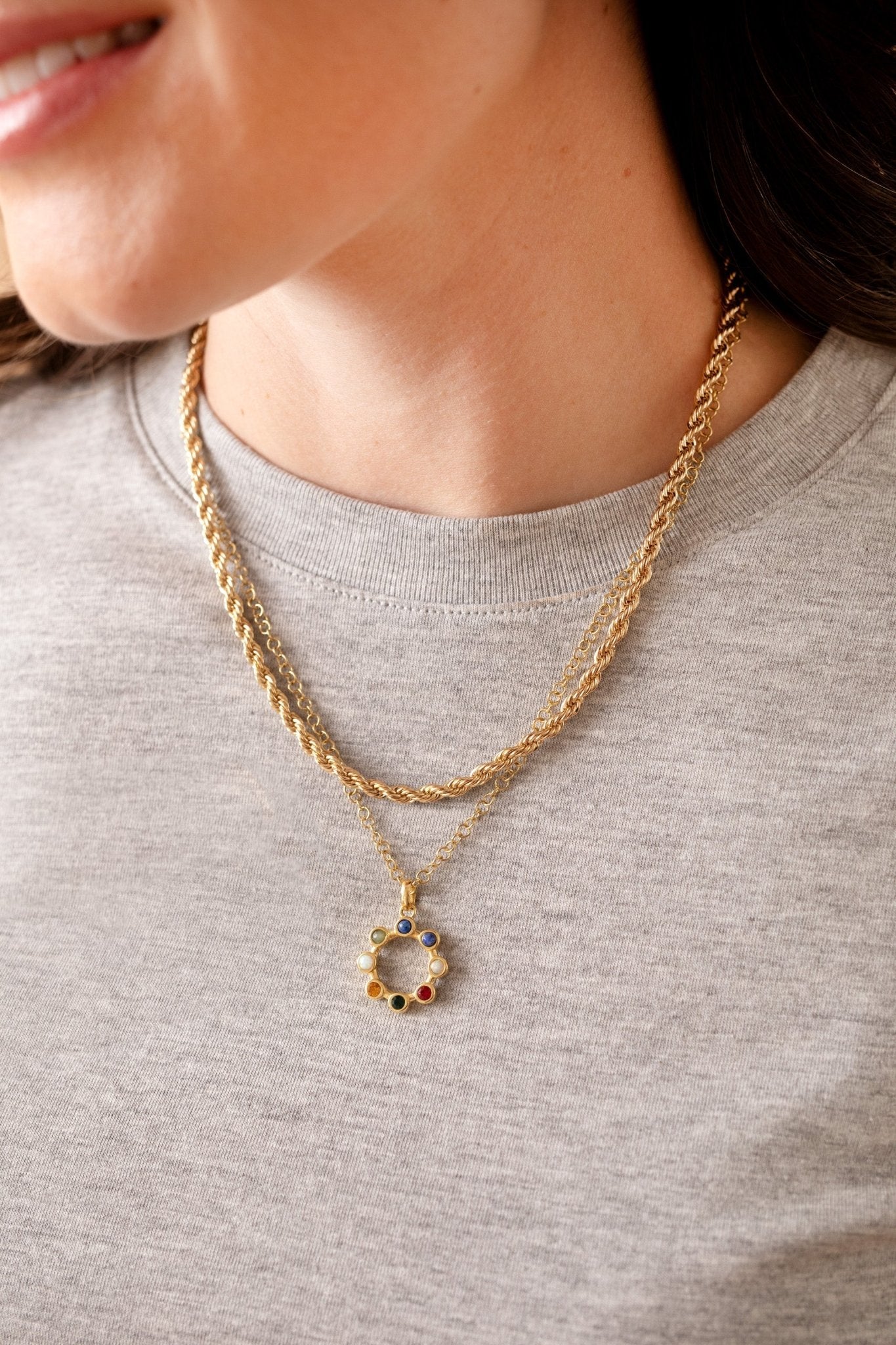 'I Love You' Hidden Message Acrostic Necklace by ALEX AND ANI at Shirley Shoppe