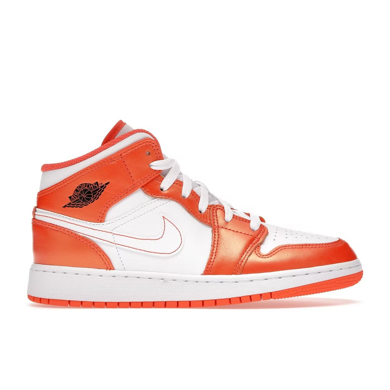 Air Jordan 1 Mid "Metallic Orange" GS