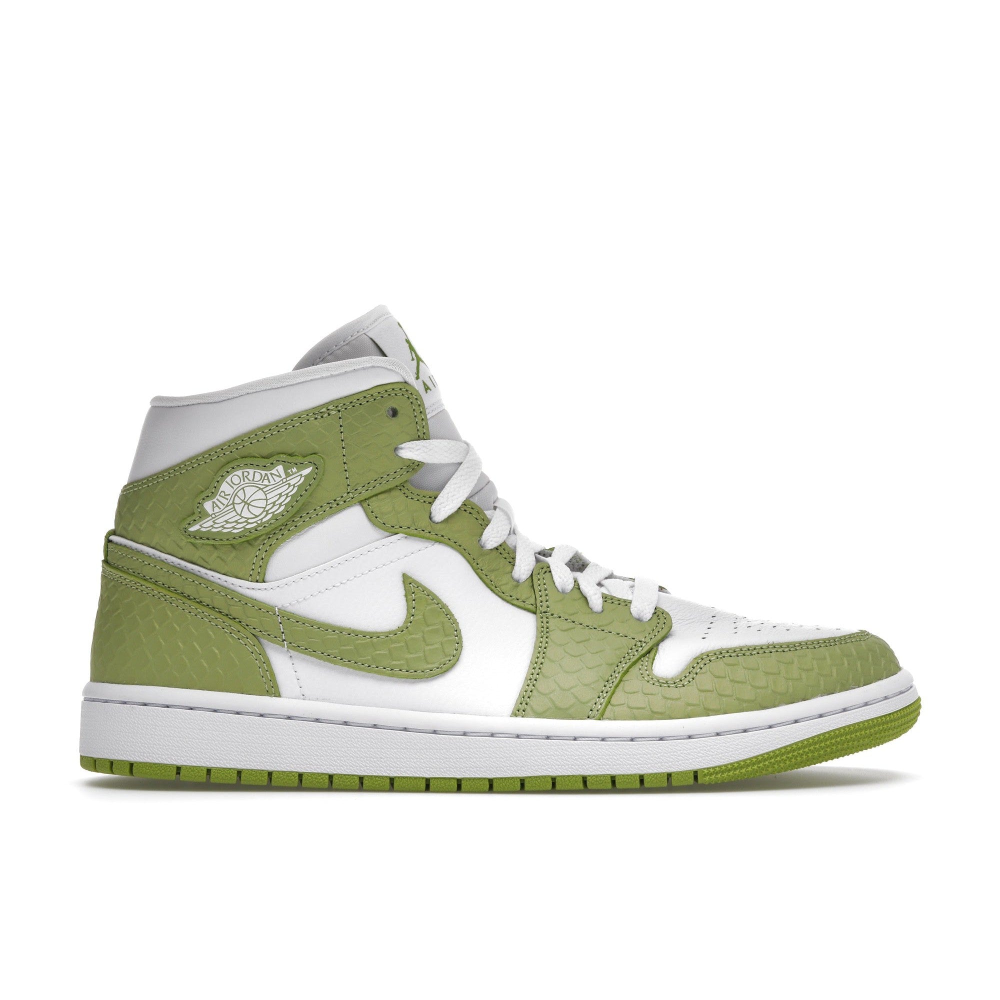Air Jordan 1 Mid ( W ) " Python Green "