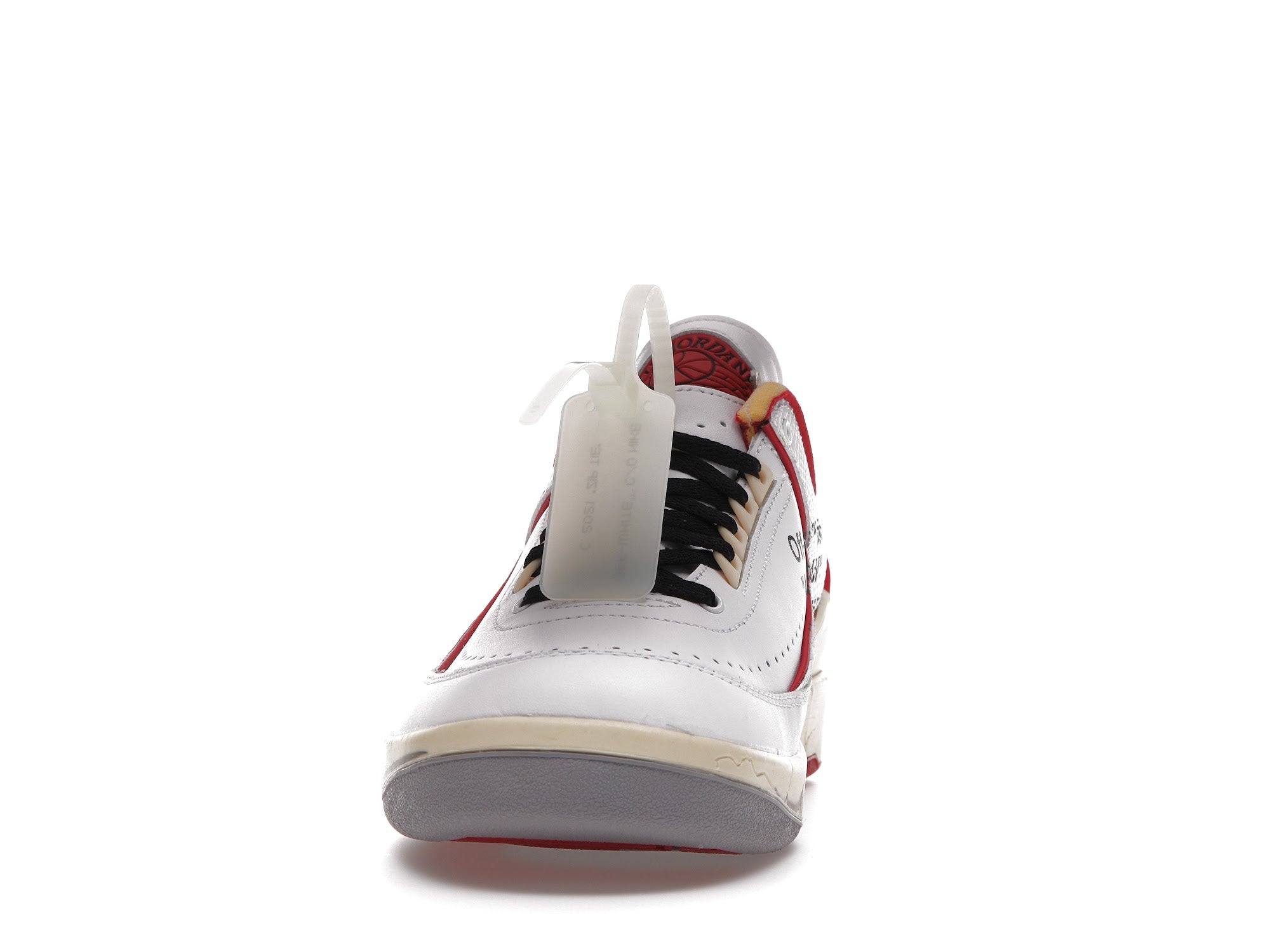 Air Jordan Retro 2 "OFF-WHITE X AIR JORDAN" SP 'WHITE VARSITY RED'