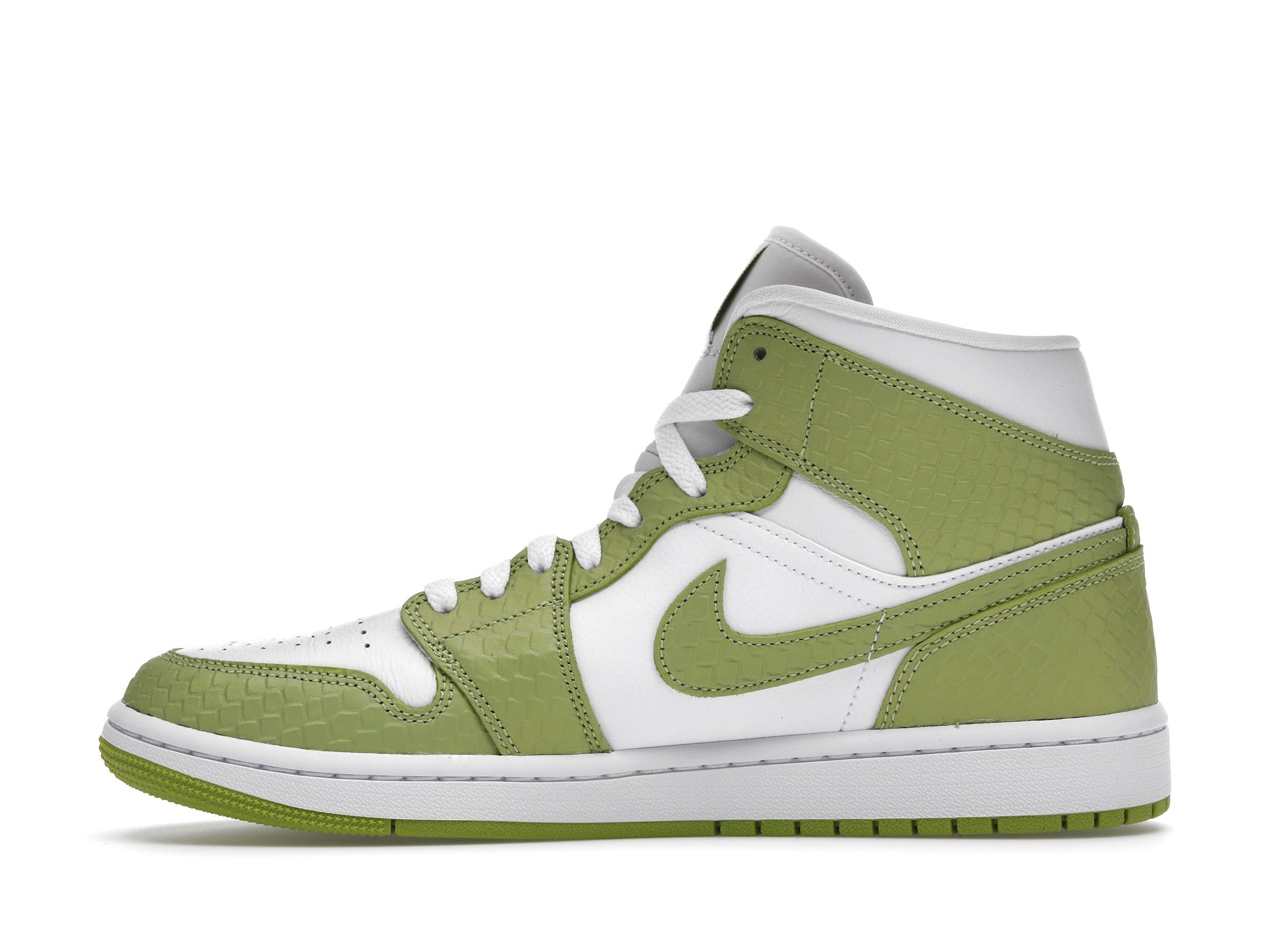 Air Jordan 1 Mid ( W ) " Python Green "