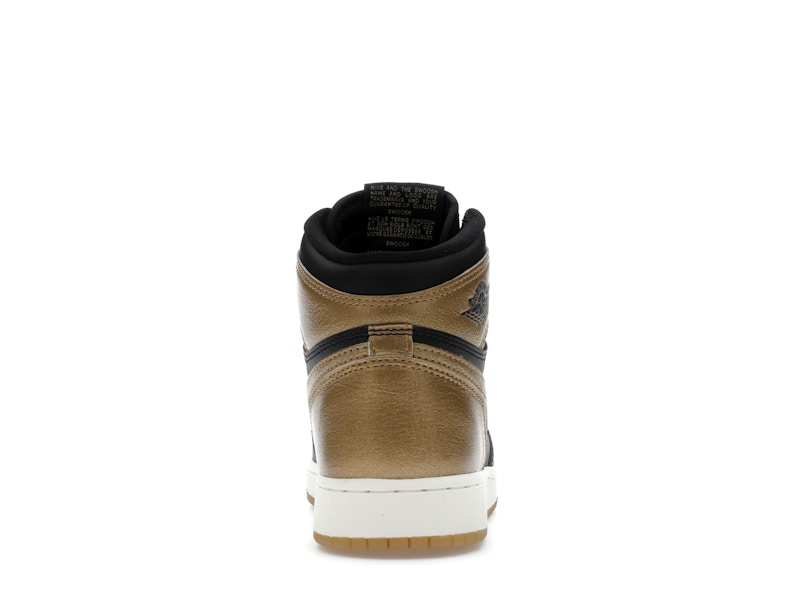 Jordan 1 Retro High OG Black Metallic Gold (GS)