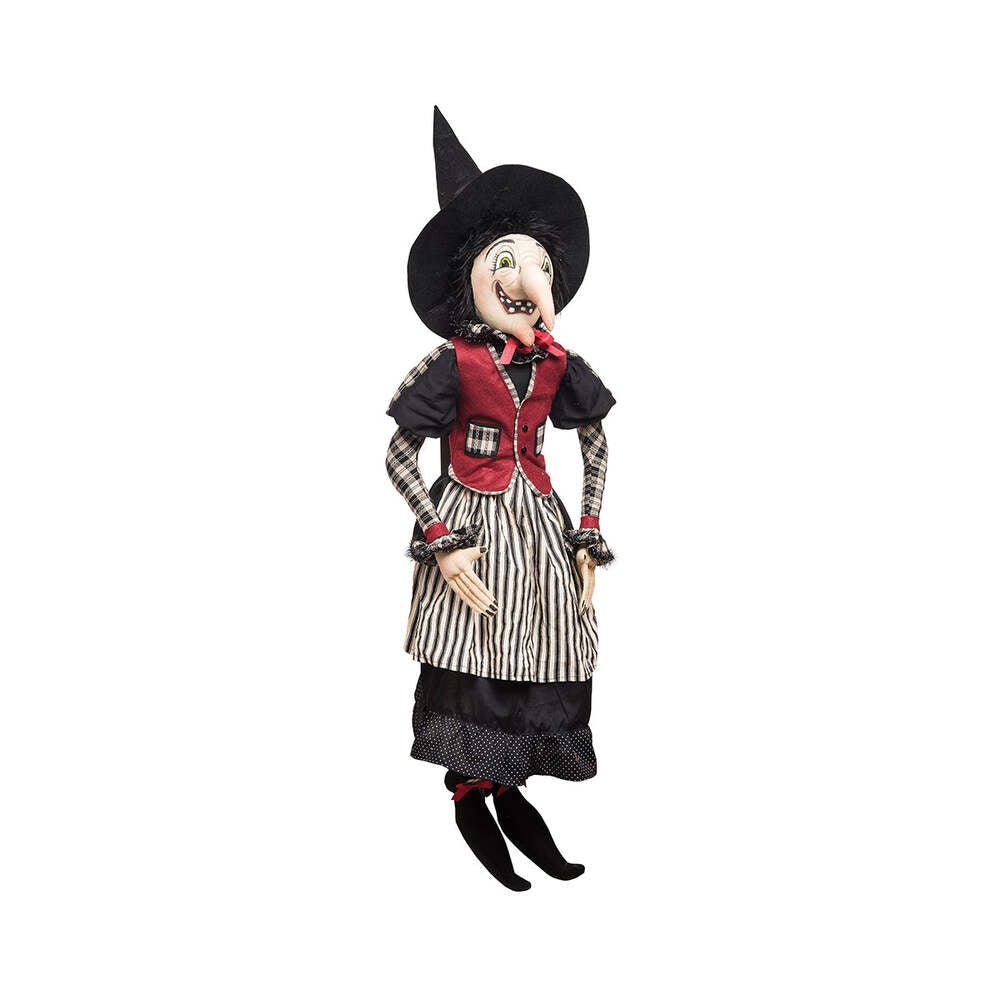 Imogene Witch Gathered Traditions Art Doll by Joe Spencer by Quirks! at Shirley Shoppe