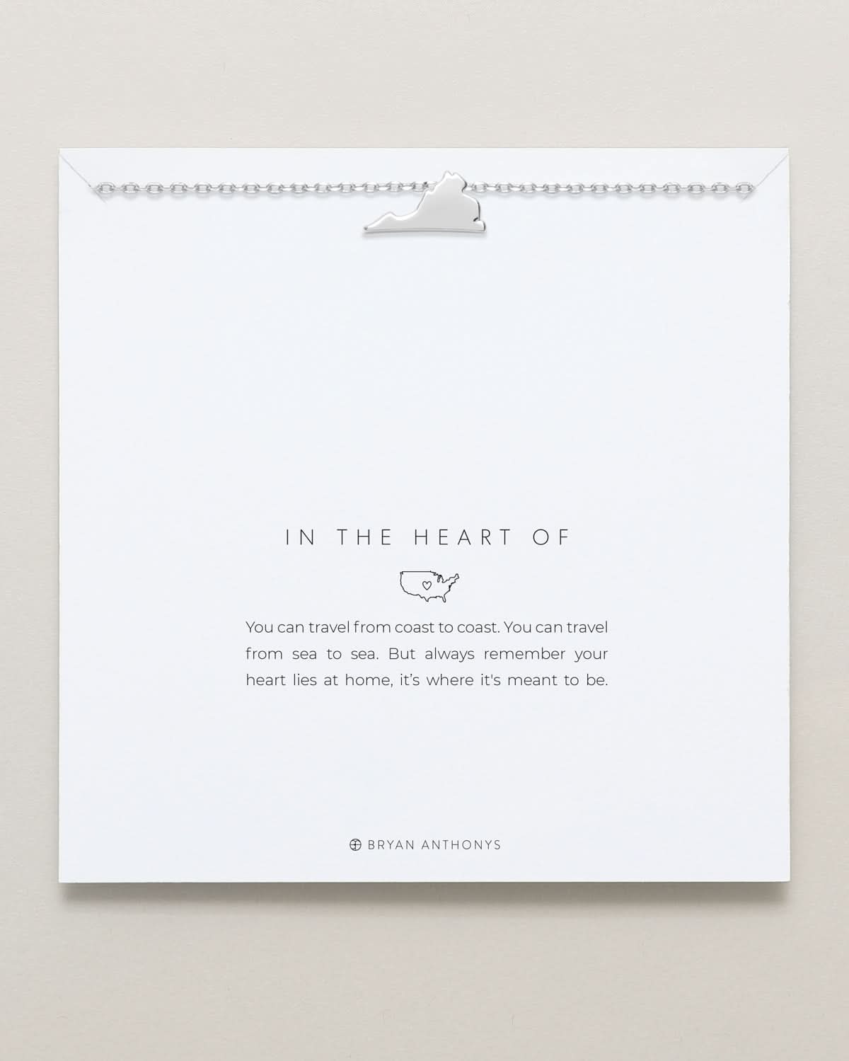 In The Heart Of Necklace — Virginia by Bryan Anthonys at Shirley Shoppe