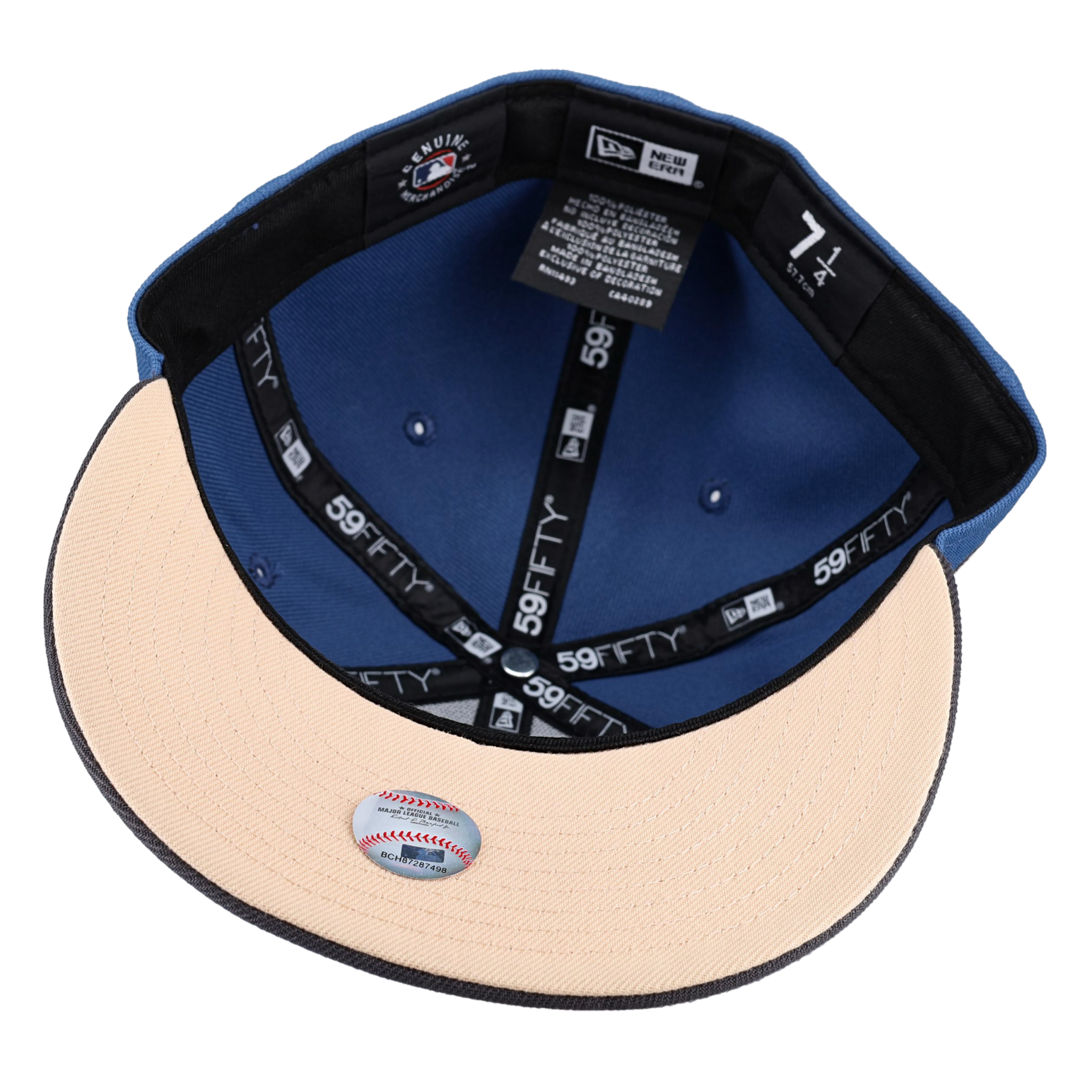 Cleveland Indians Indigo Graphite Collection Inaugural Season Fitted Hat