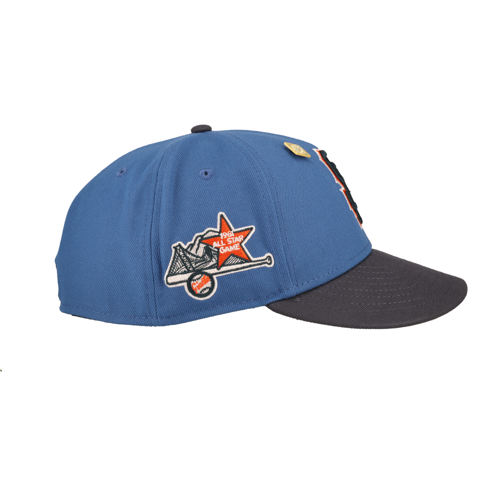 San Francisco Giants Indigo Graphite Collection 1961 All Star Game Fitted Hat
