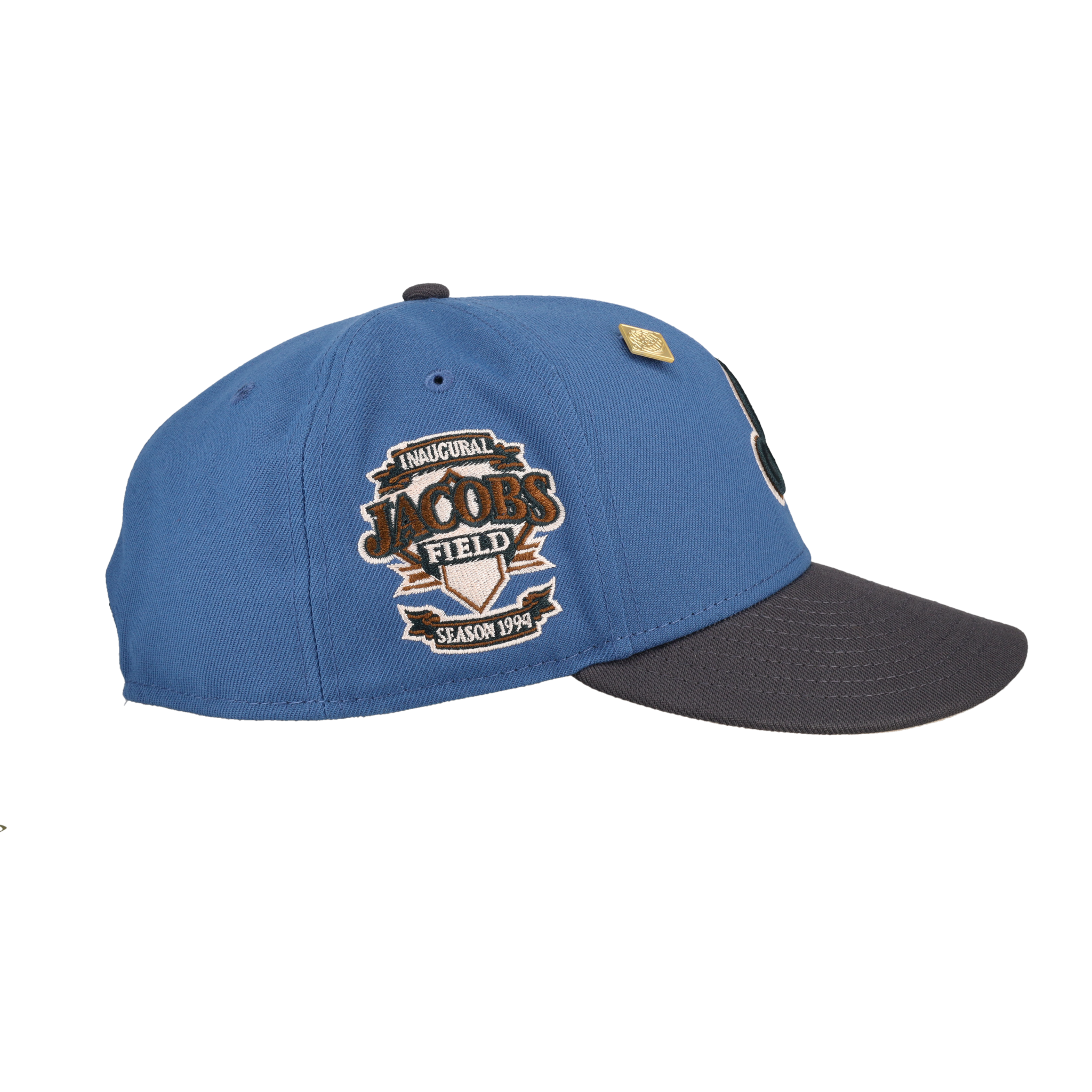 Cleveland Indians Indigo Graphite Collection Inaugural Season Fitted Hat