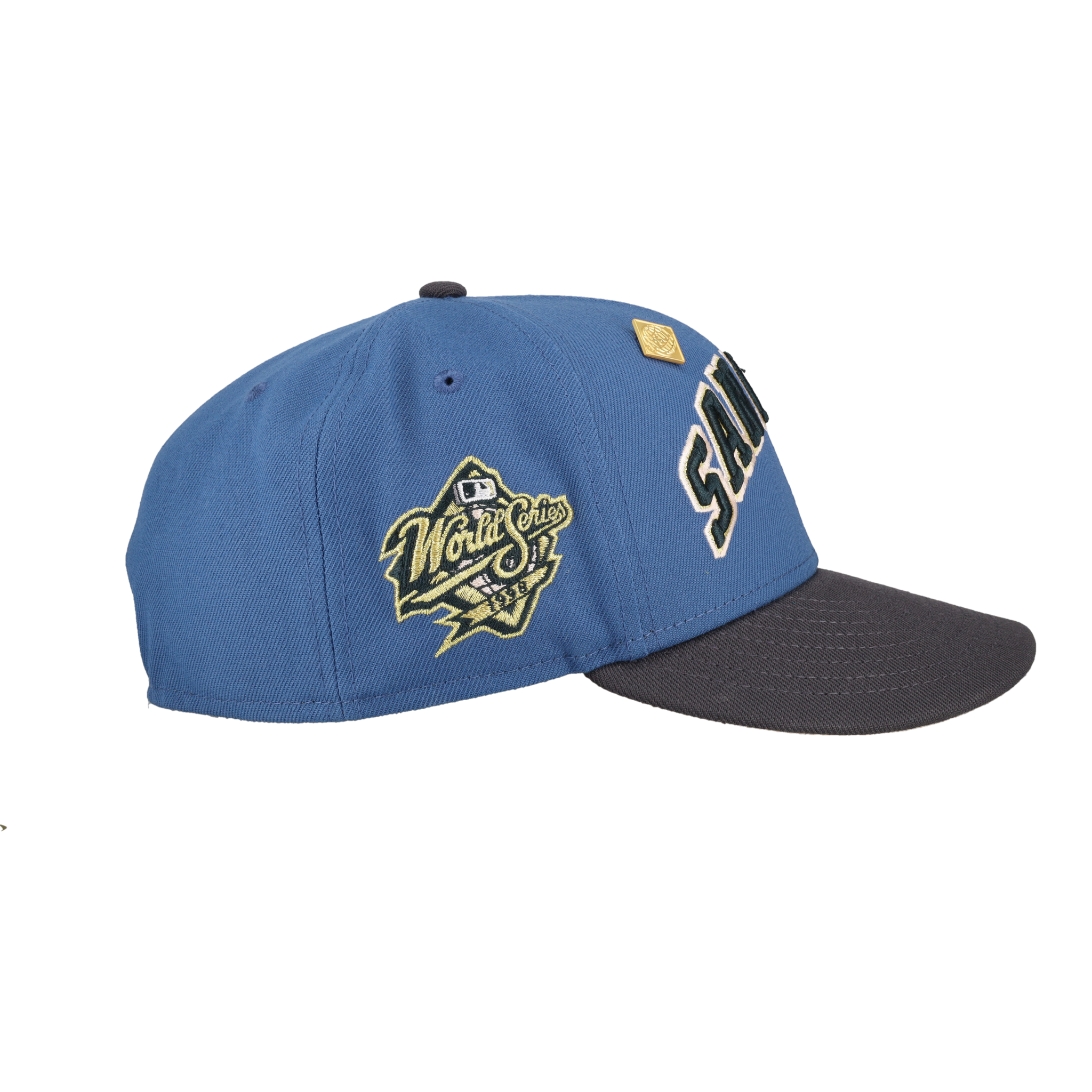 San Diego Padres Indigo Graphite Collection 1998 World Series Fitted Hat
