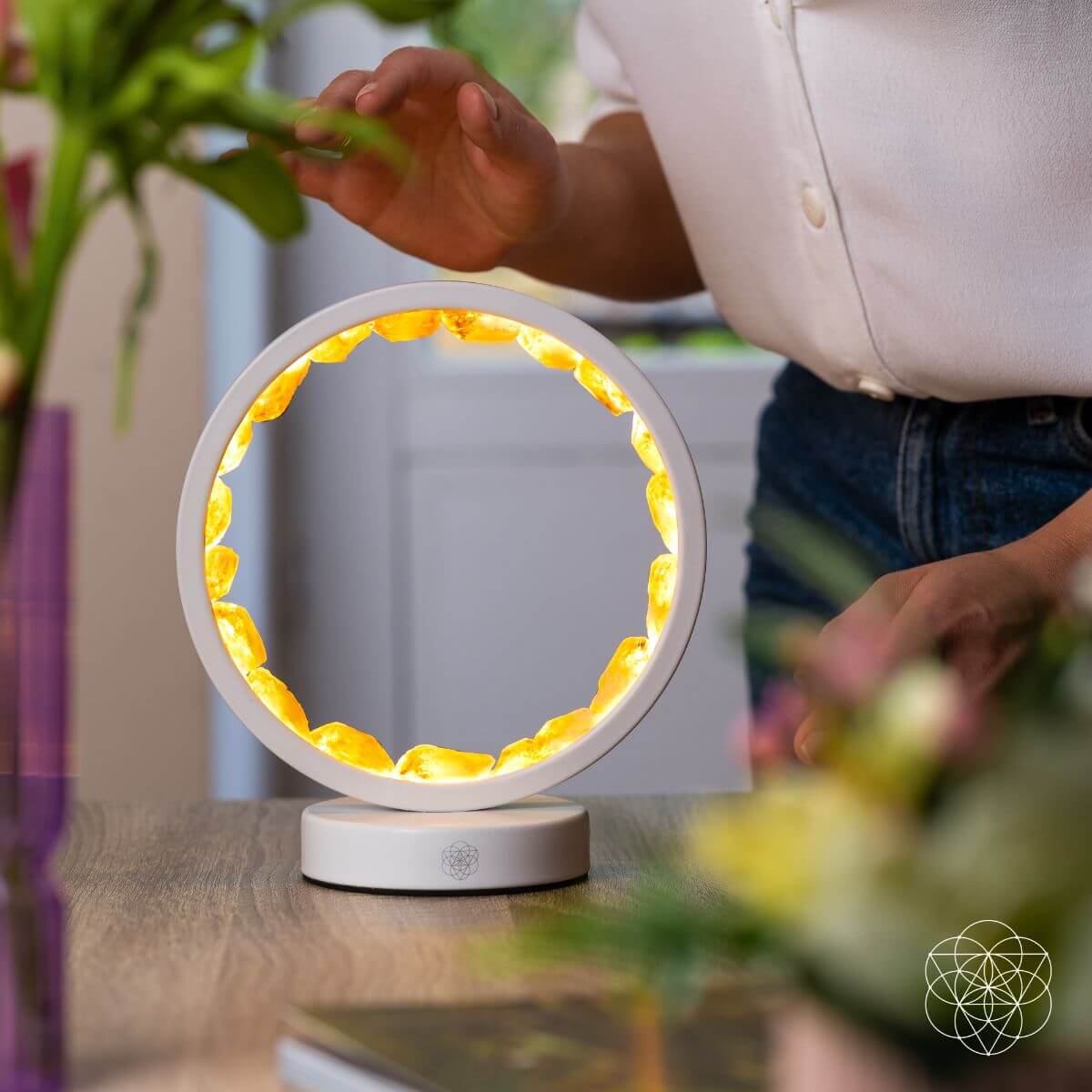 Infinite Abundance: Citrine Lamp of Manifestation by Conscious Items at Shirley Shoppe