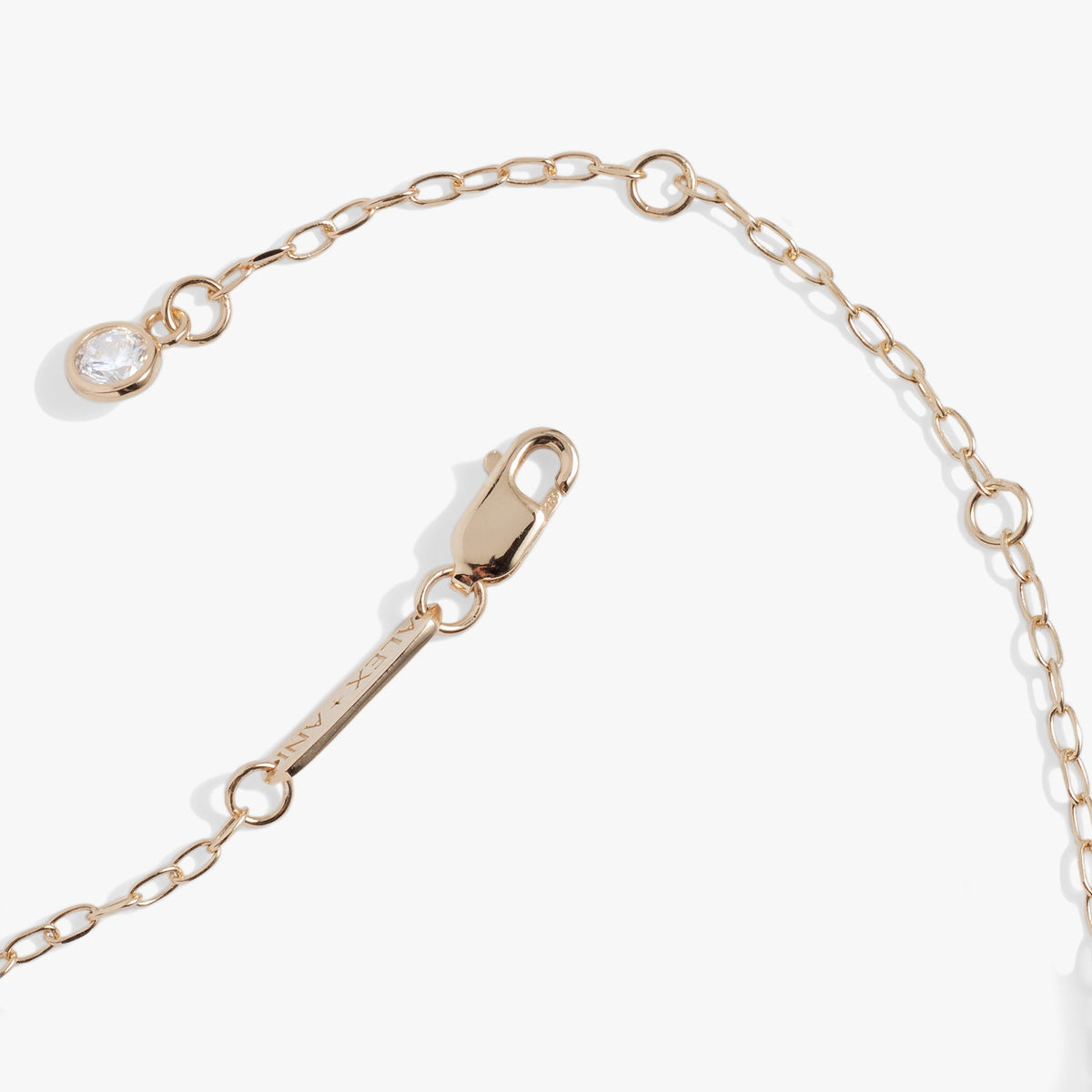 Initial B Precious Elongated Necklace by ALEX AND ANI at Shirley Shoppe
