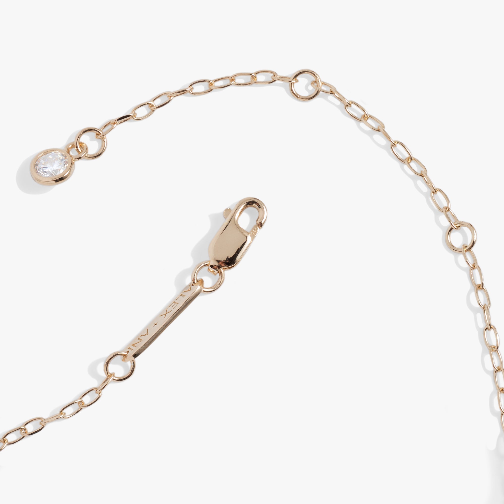 Initial D Precious Elongated Necklace by ALEX AND ANI at Shirley Shoppe
