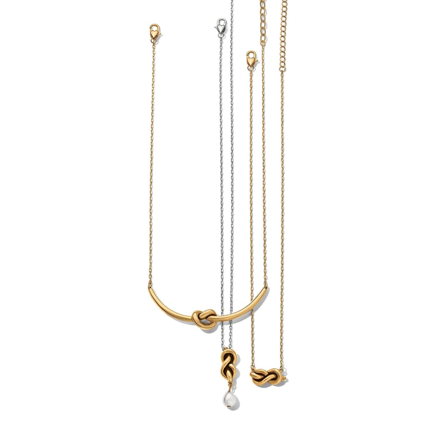 Interlok Single Knot Petite Necklace
