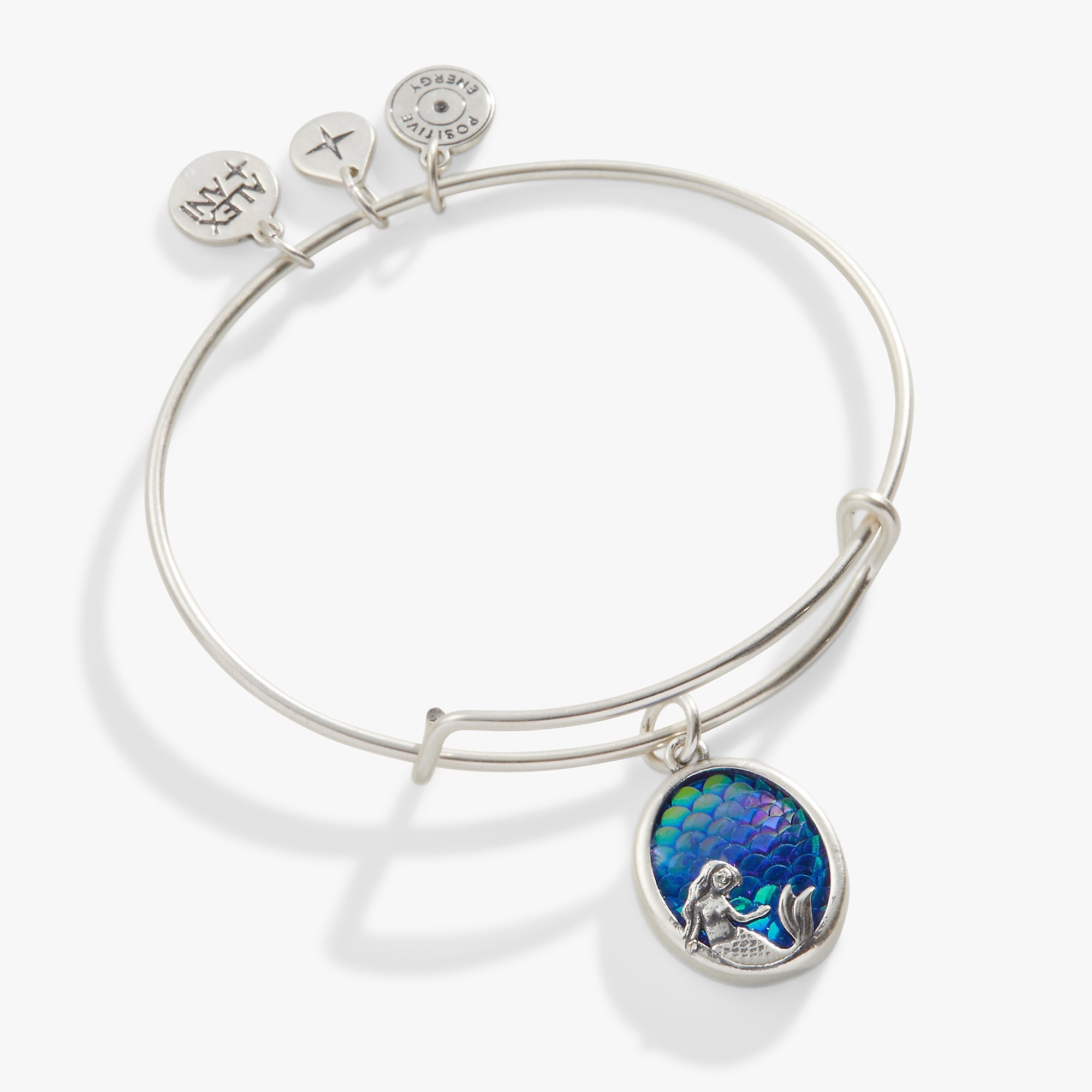 Iridescent Mermaid Charm Bangle by ALEX AND ANI at Shirley Shoppe