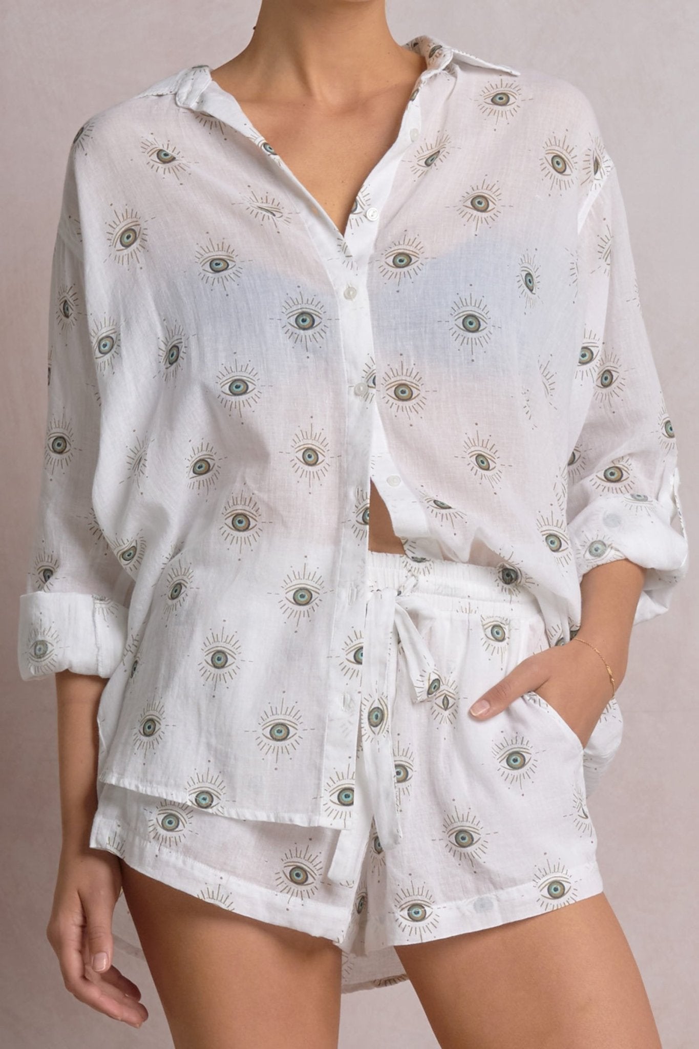 Iris Button Down by Shop Elan at Shirley Shoppe