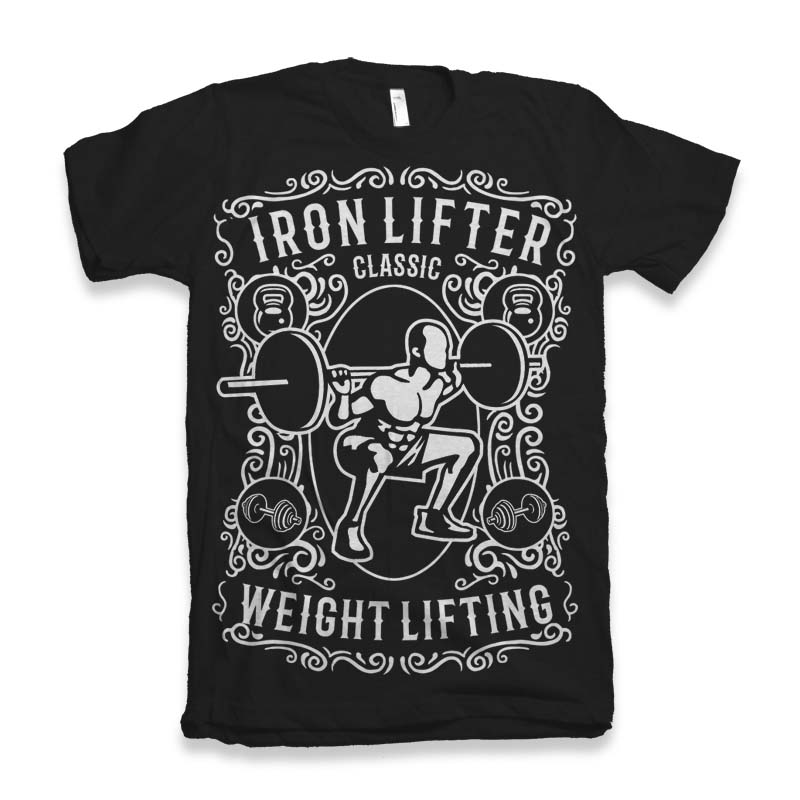Iron Lifter Men's Bamboo Viscose/Organic Cotton Short Sleeve Graphic T-Shirt