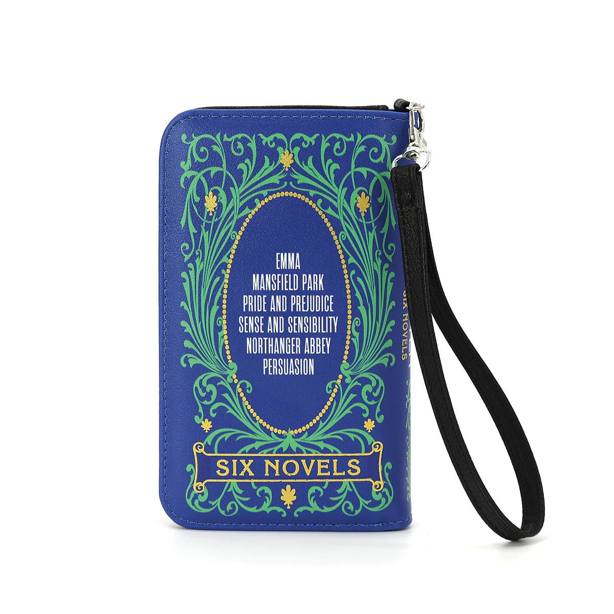 Jane Austen Novels Book Wallet Wristlet by Quirks! at Shirley Shoppe