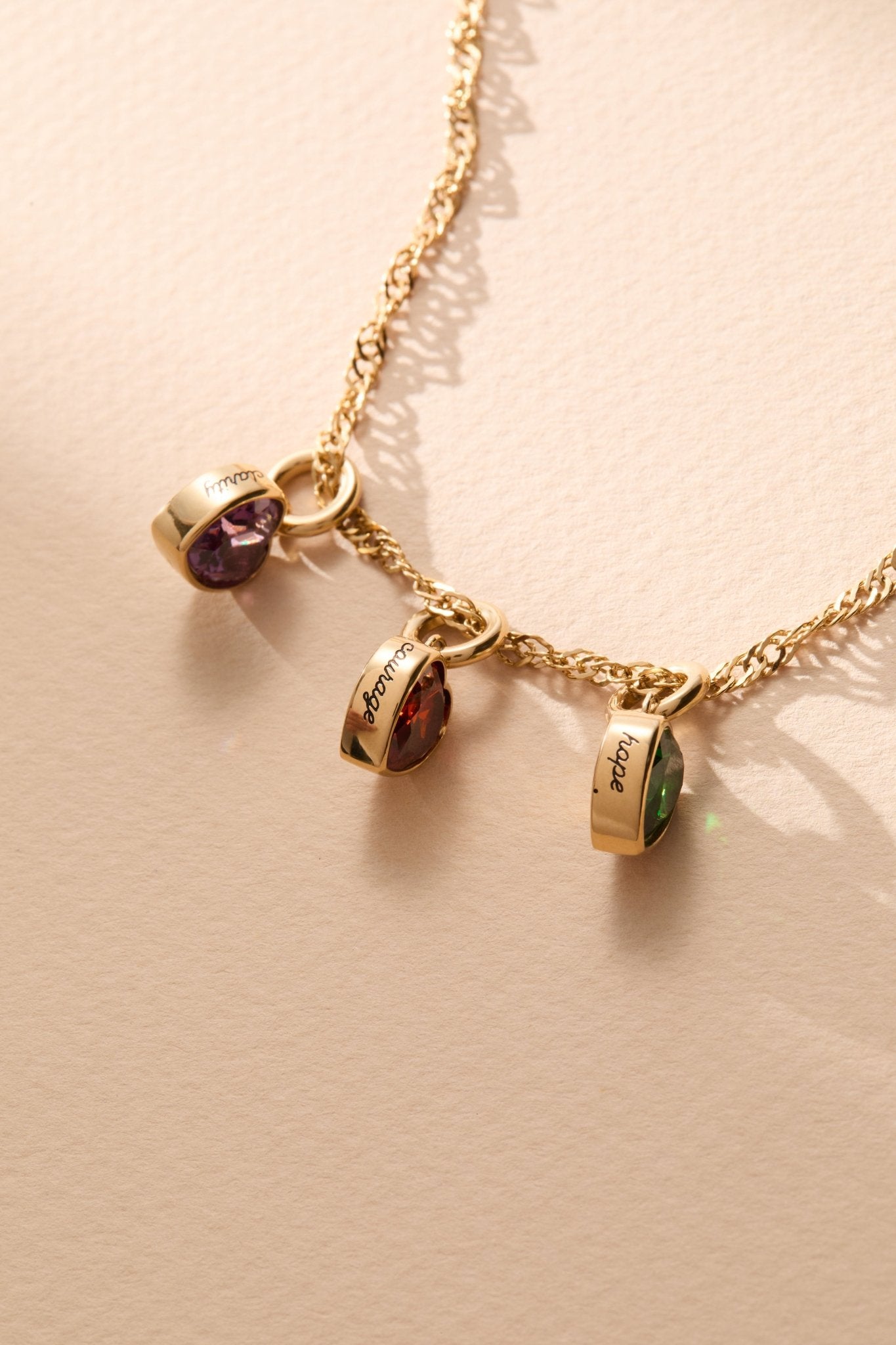 January 'Courage' Heart Birthstone Charm by ALEX AND ANI at Shirley Shoppe