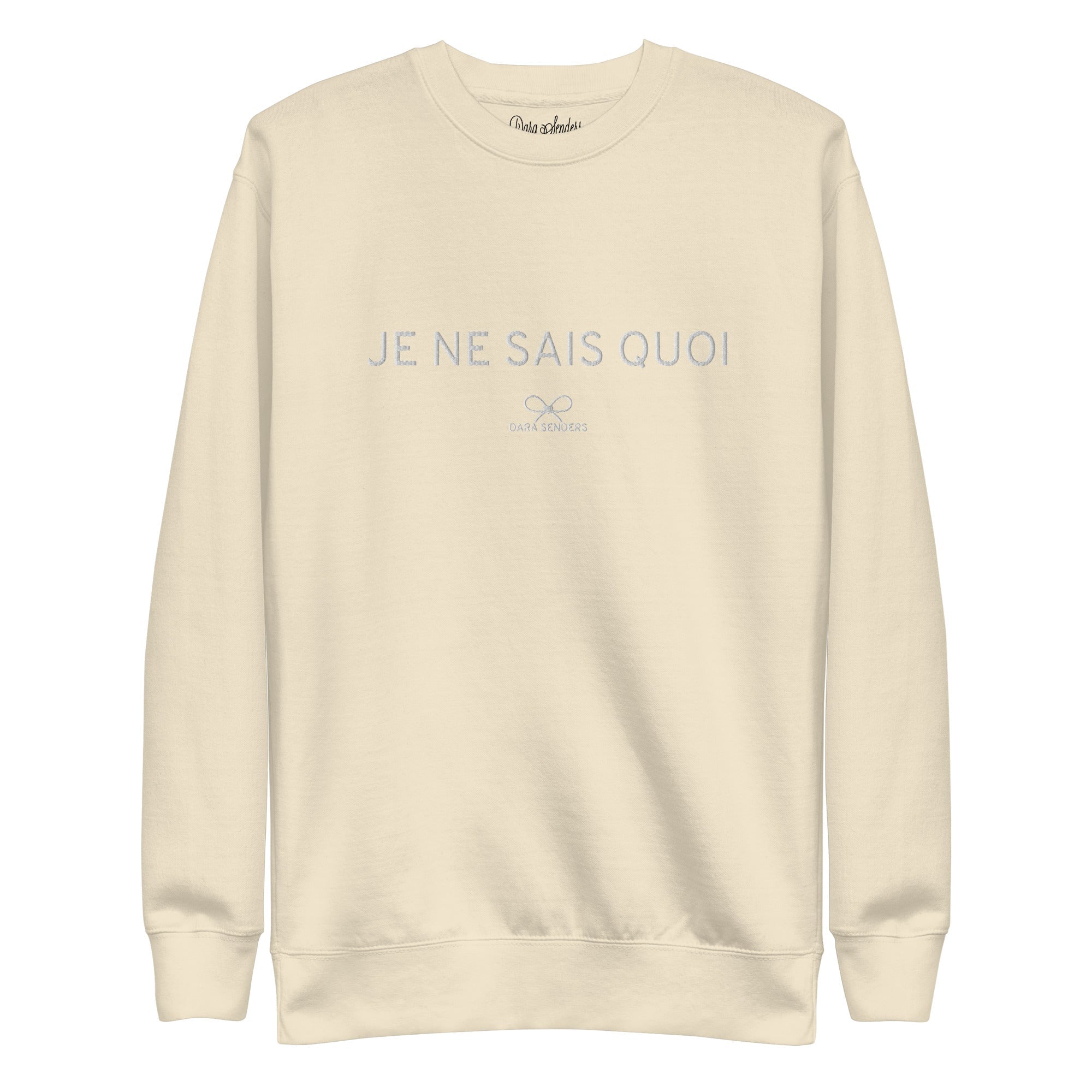 JE NE SAIS QUOI | EMBROIDERED PULLOVER | BLOCKPRINT by DARA SENDERS at Shirley Shoppe