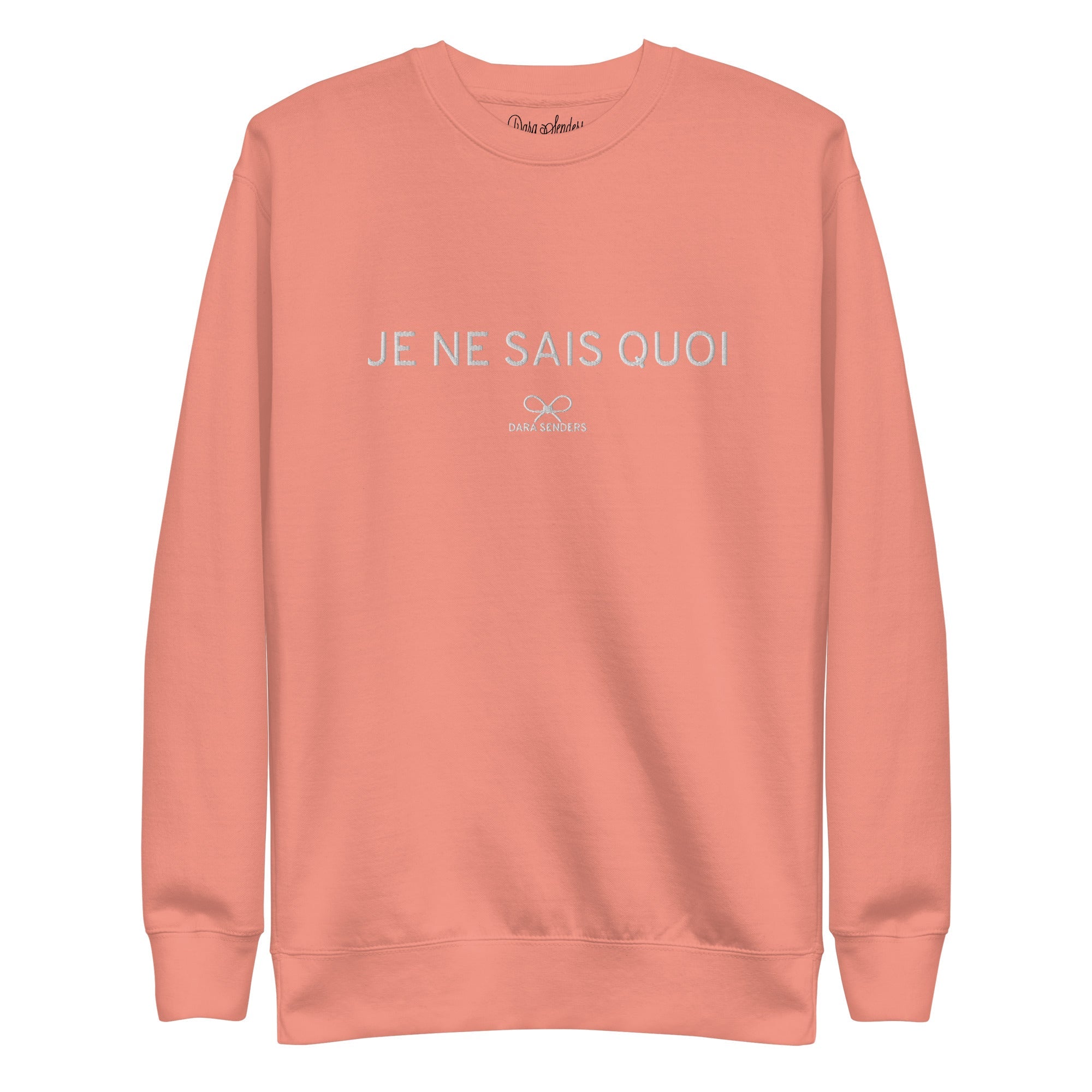 JE NE SAIS QUOI | EMBROIDERED PULLOVER | BLOCKPRINT by DARA SENDERS at Shirley Shoppe