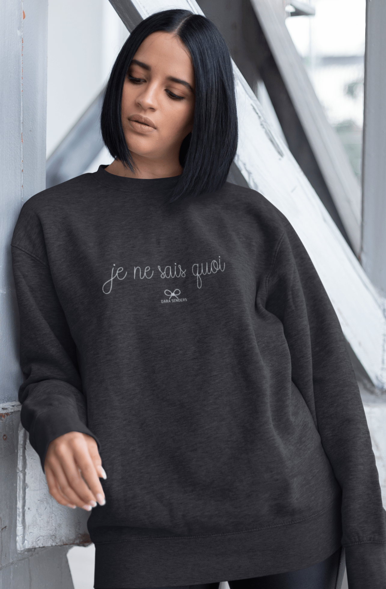 JE NE SAIS QUOI • EMBROIDERED PULLOVER by DARA SENDERS at Shirley Shoppe