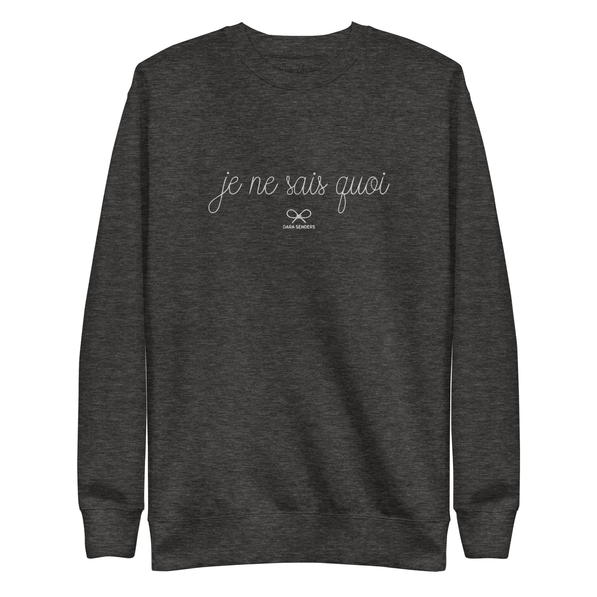 JE NE SAIS QUOI • EMBROIDERED PULLOVER by DARA SENDERS at Shirley Shoppe