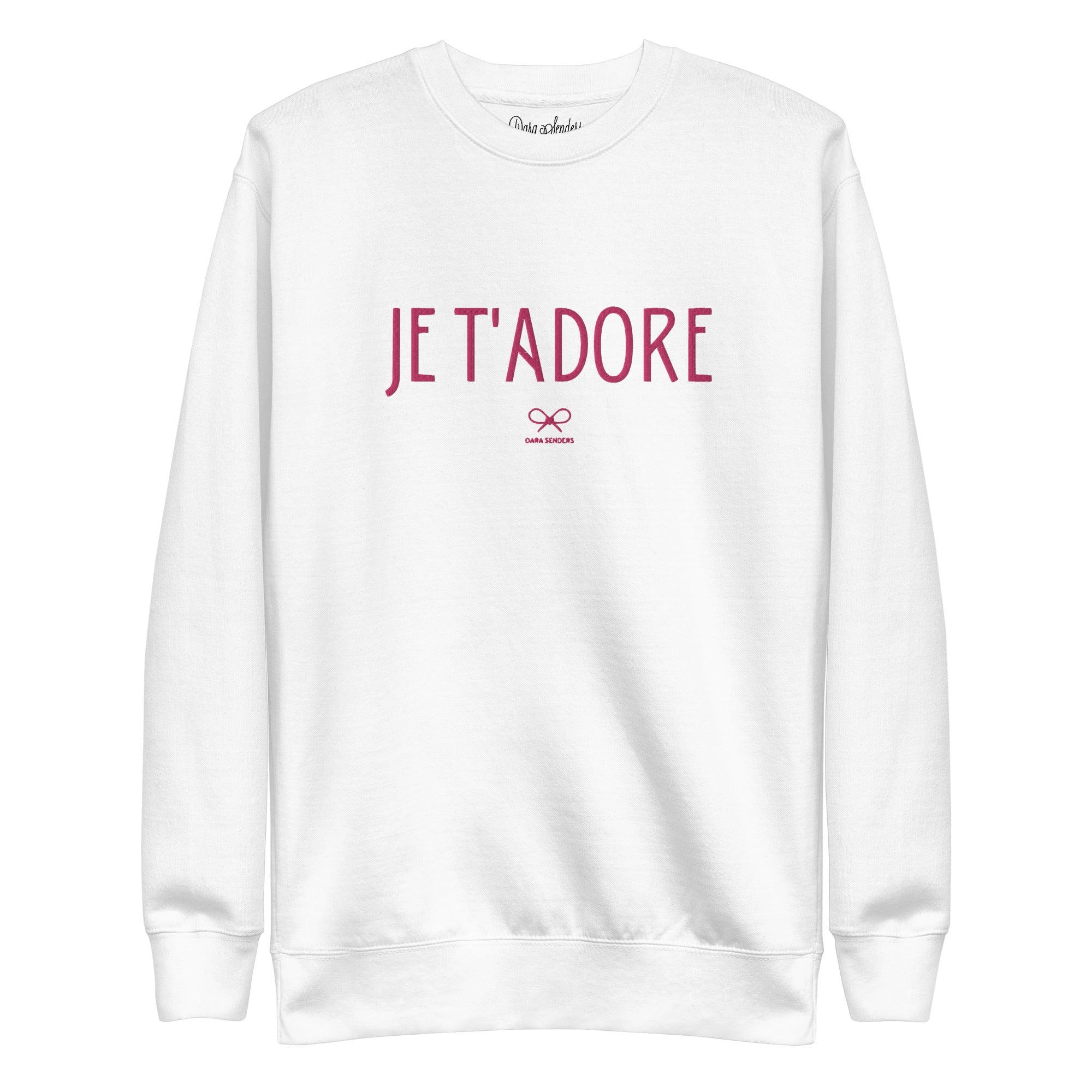 JE T'ADORE • EMBROIDERED PULLOVER by DARA SENDERS at Shirley Shoppe