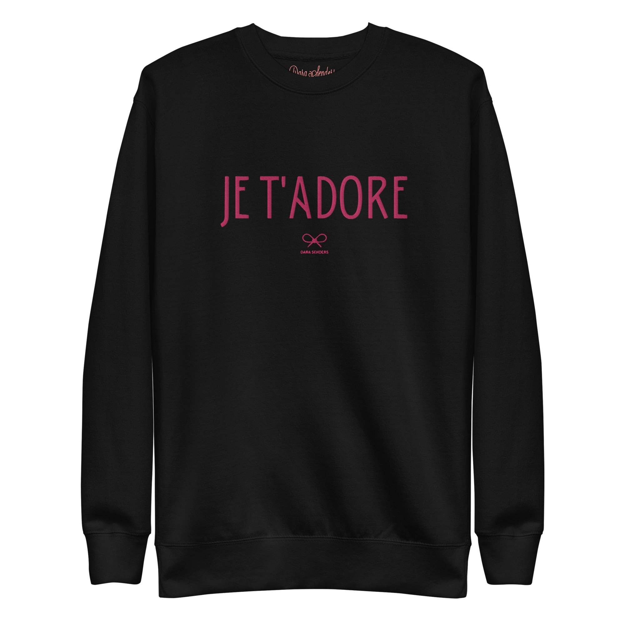 JE T'ADORE • EMBROIDERED PULLOVER by DARA SENDERS at Shirley Shoppe