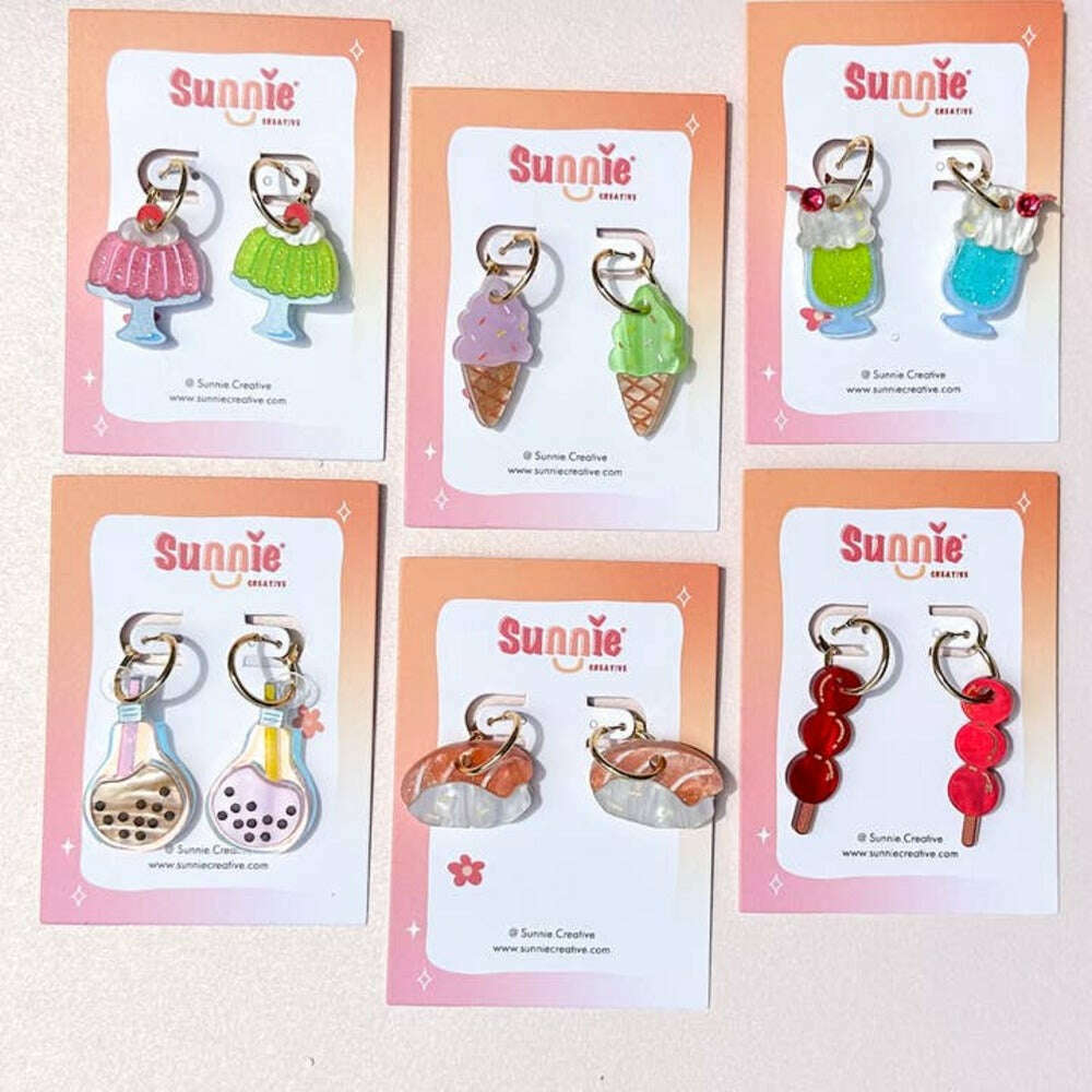 Jello Pudding Acrylic Earrings