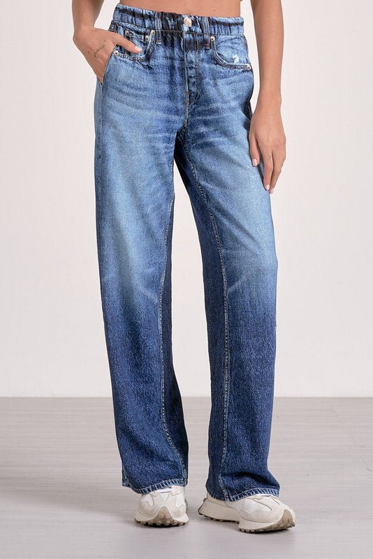 Jenna Sweatpant Jean by Elan at Shirley Shoppe