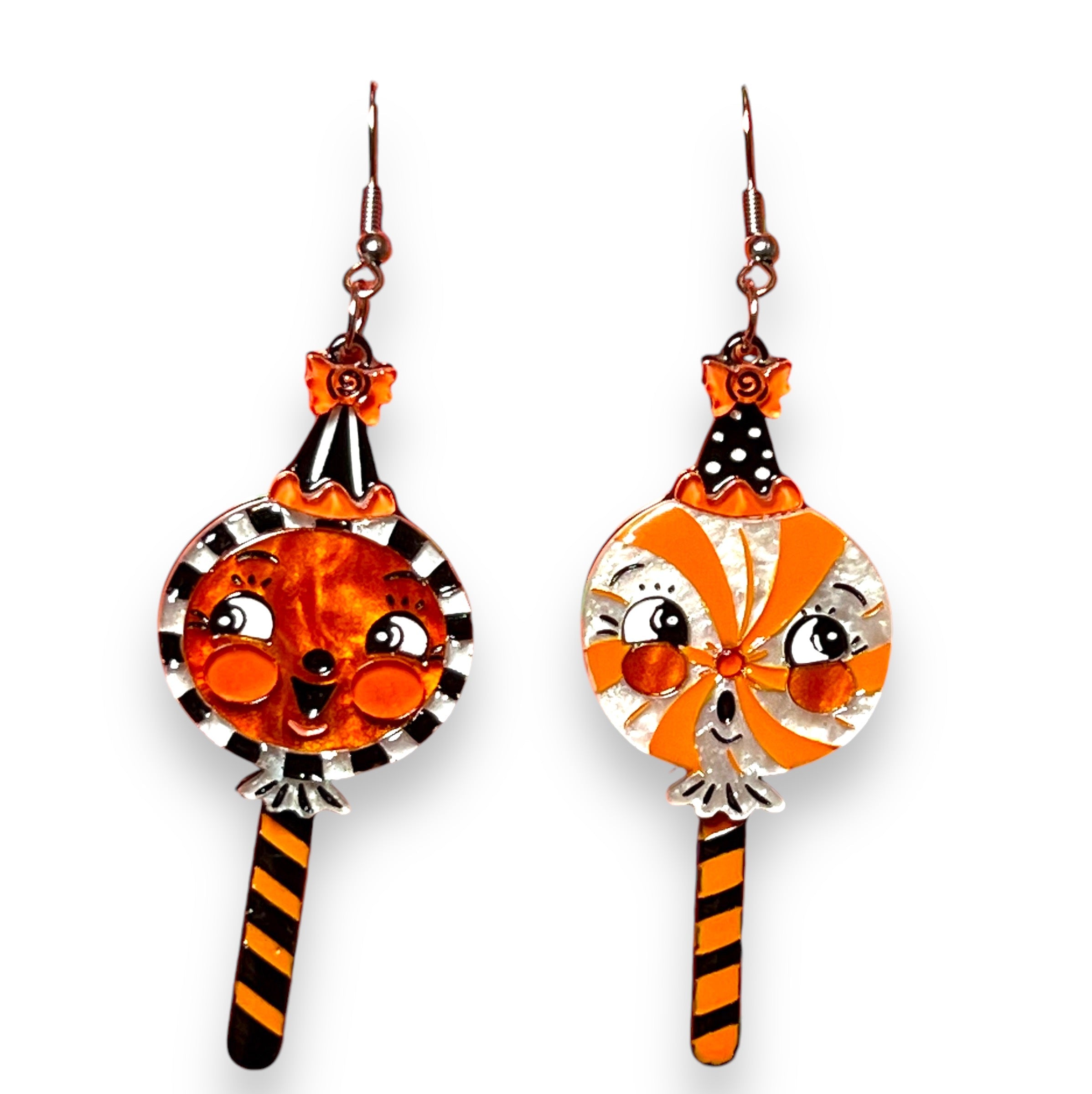 Sweet Treats Earrings by Johanna Parker x Lipstick & Chrome — Halloween Candy Drop Earrings