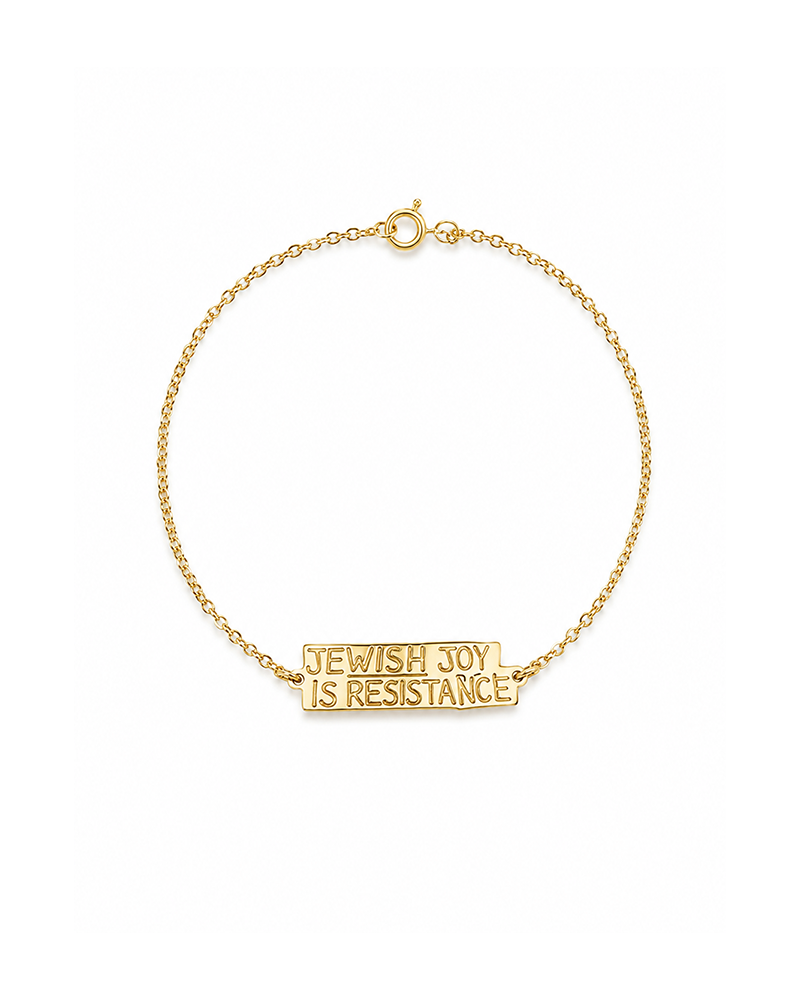 Jewish Joy is Resistance Bracelet