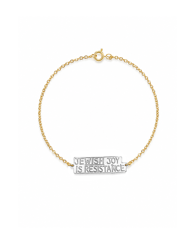 Jewish Joy is Resistance Bracelet