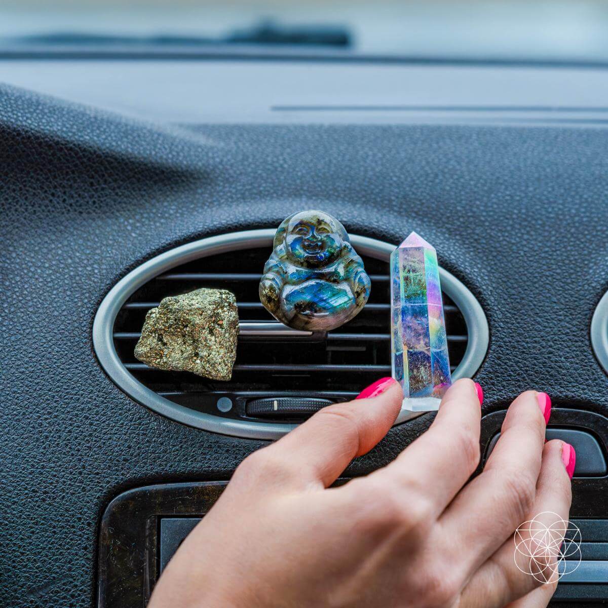 Joyous Traveler - Floating Crystal Car Kit by Conscious Items at Shirley Shoppe