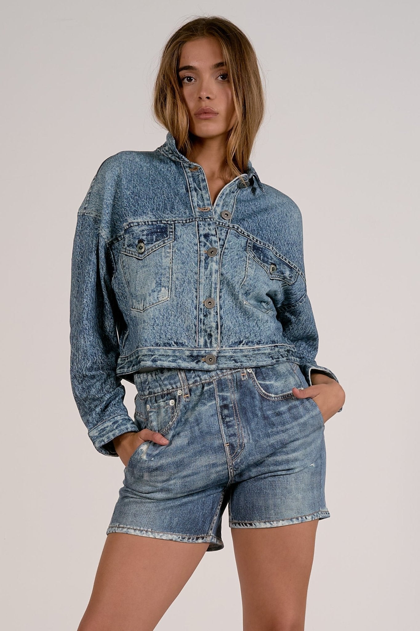 Juliana Cotton Jacket by Elan at Shirley Shoppe