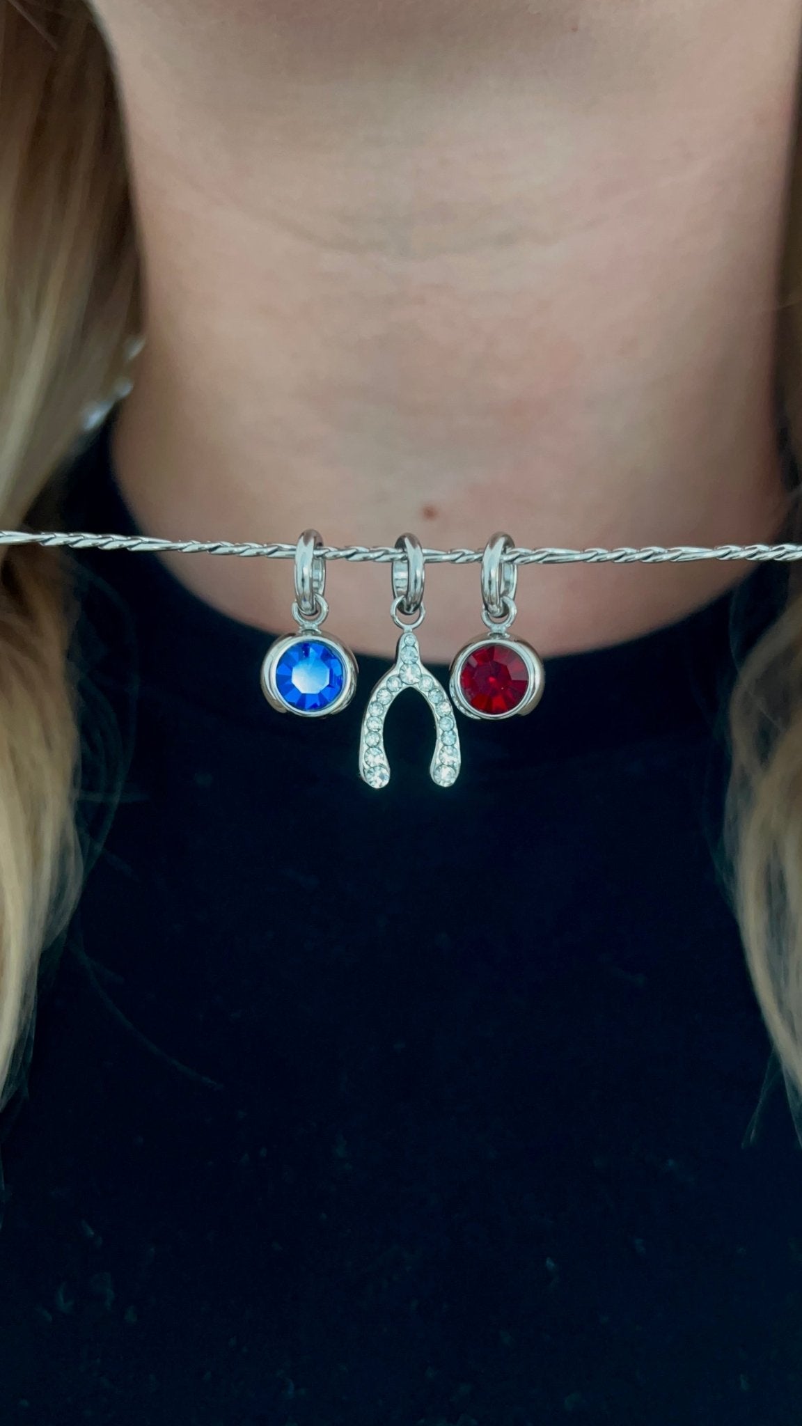 July Birthstone Interchangeable Charm by ALEX AND ANI at Shirley Shoppe