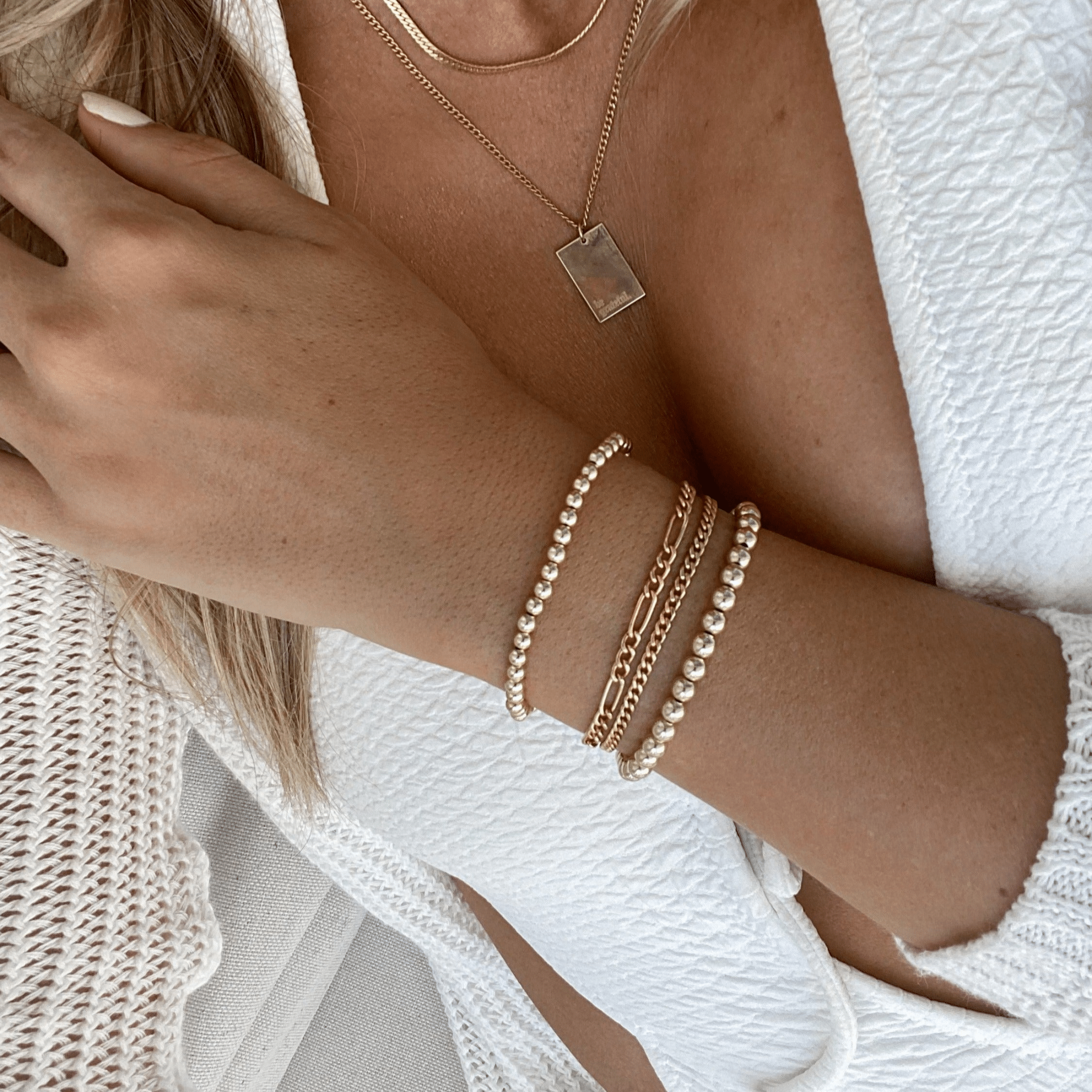 juno bracelet (4mm) by Cuffed by Nano LLC at Shirley Shoppe