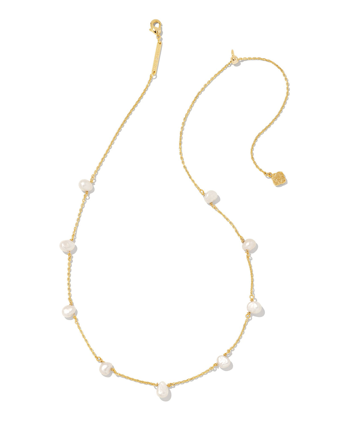 Leighton Gold Pearl Strand Necklace in Freshwater Cultured Pearl